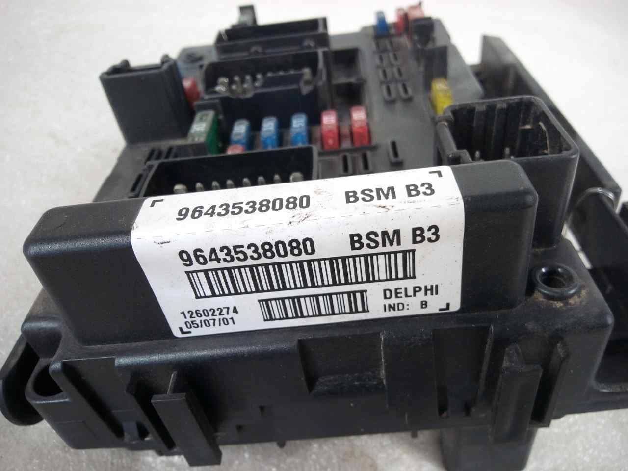 CITROËN Xsara 1 generation (1997-2004) Fuse Box 9643538080 20072498