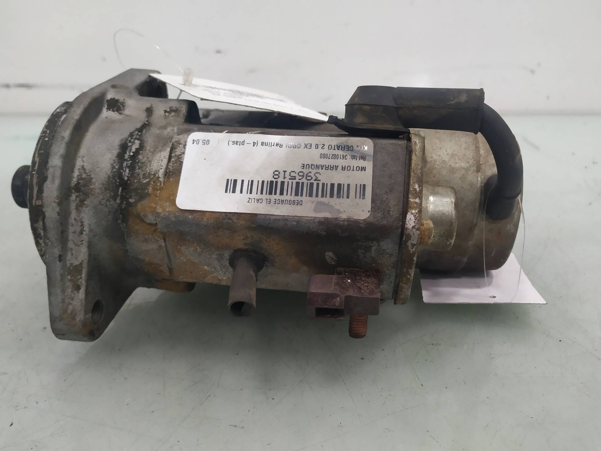 KIA Cerato 1 generation (2004-2009) Starter Motor 3610027000 19058804