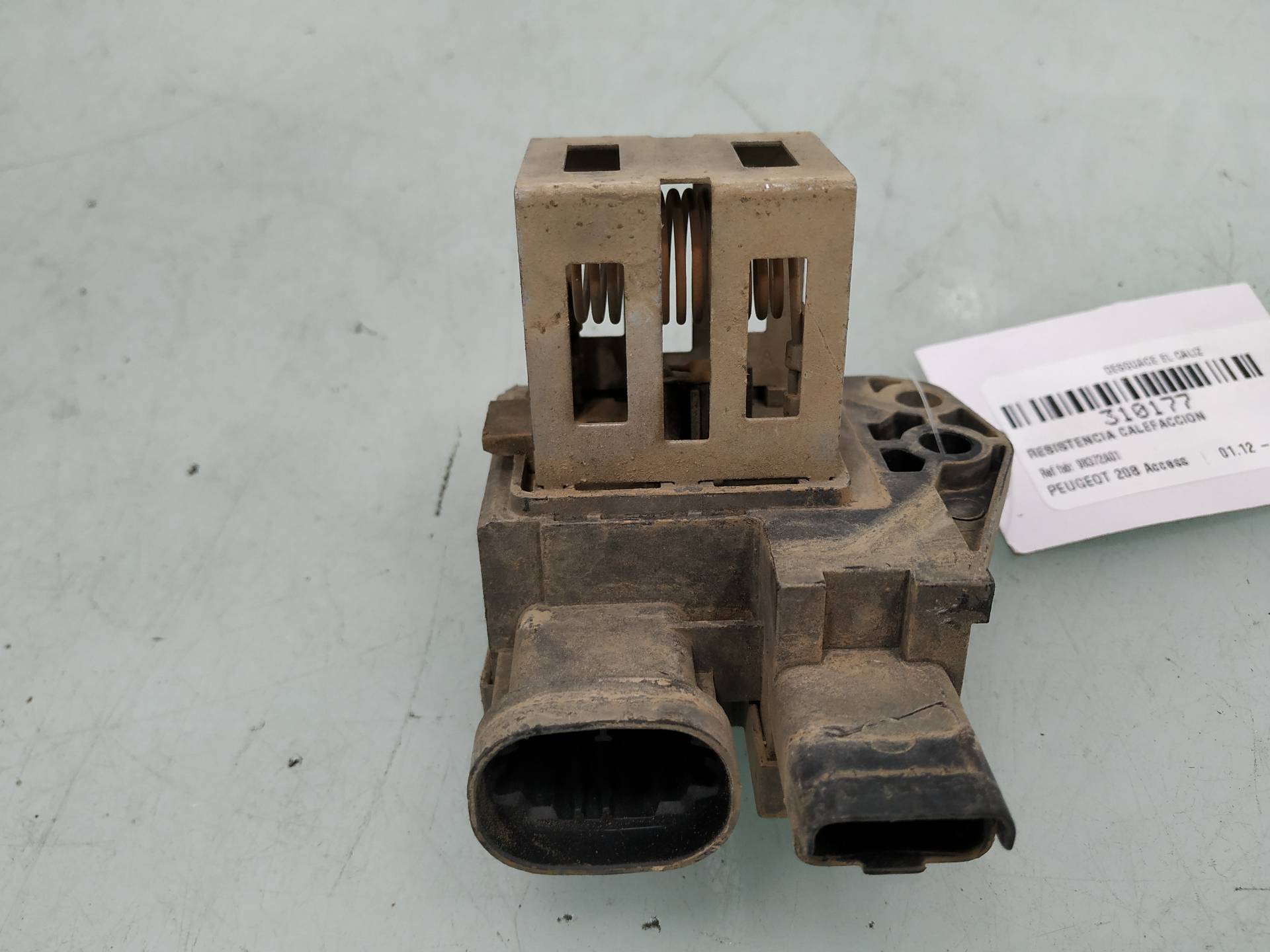 PEUGEOT 208 Peugeot 208 (2012-2015) Interior Heater Resistor 98372A01 19160846