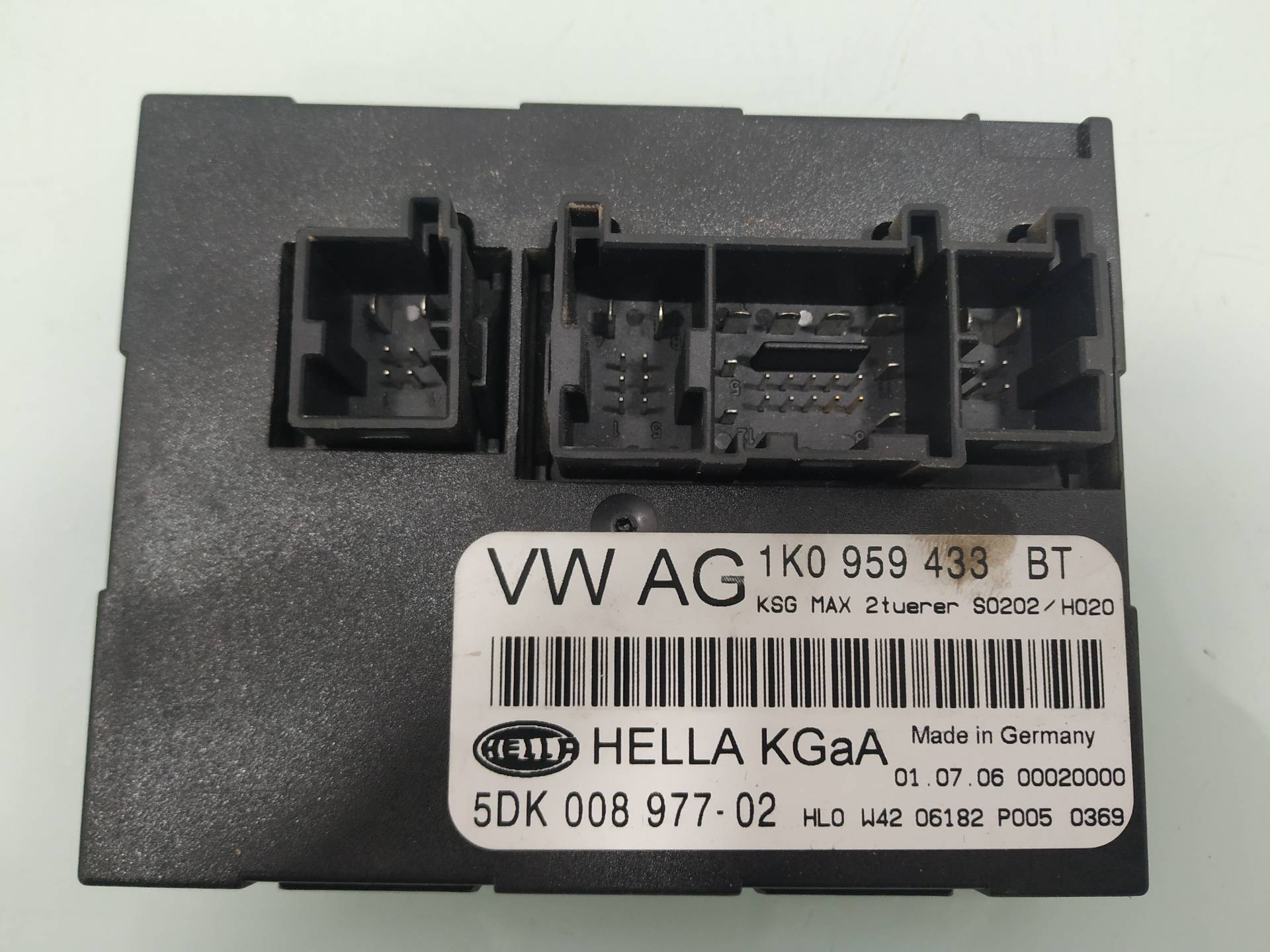 VOLKSWAGEN Jetta 5 generation (2005-2011) Other Control Units 1K0959433BT 19090281