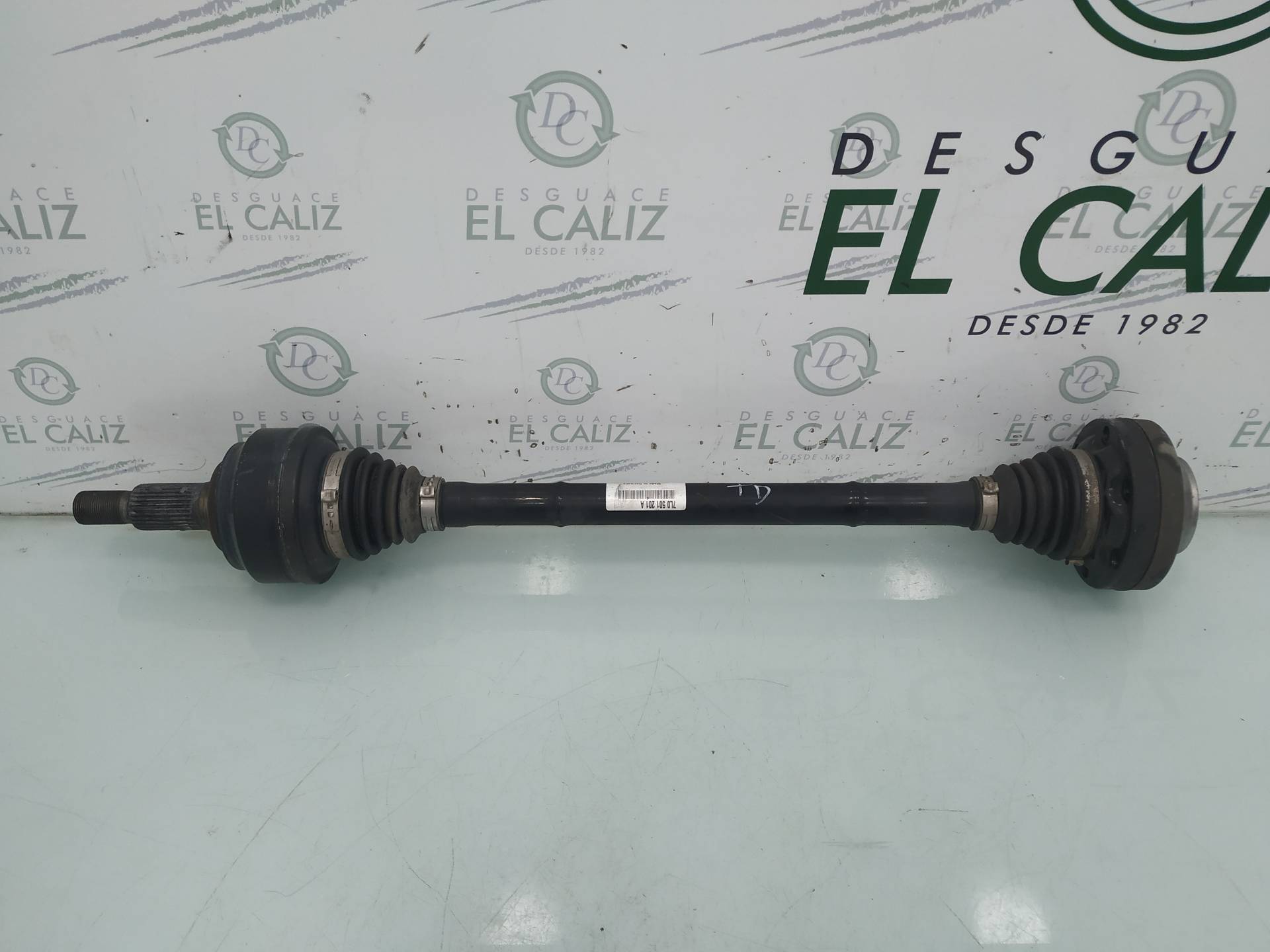 PORSCHE Cayenne 955 (2002-2010) Arbre de transmission arrière droit 7L0501201A 18957685