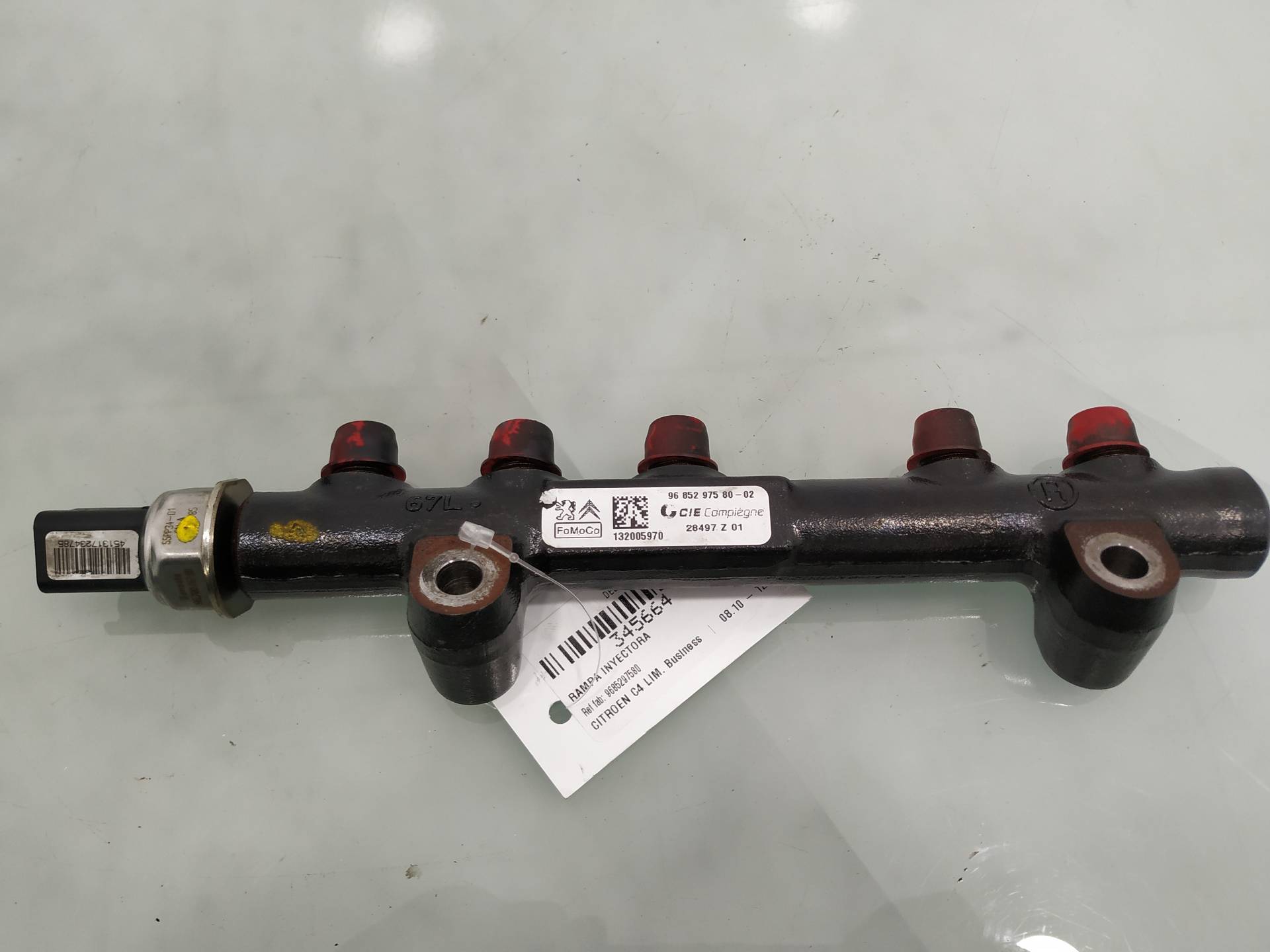 CITROËN C4 2 generation (2010-2024) Fuel Rail 9685297580 19022273