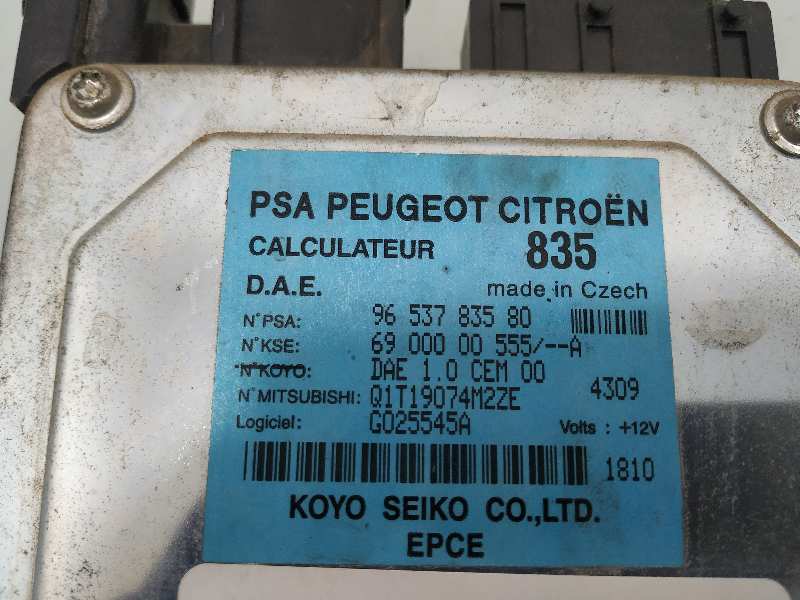 Módulo electronico 8HY 9653783580 de Citroen C3 2002-2005 con 102000 km - pieza usada
