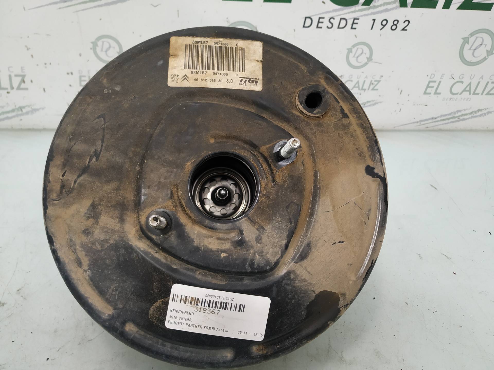 PEUGEOT Partner 2 generation (2008-2023) Brake Servo Booster 9681268680 18999028