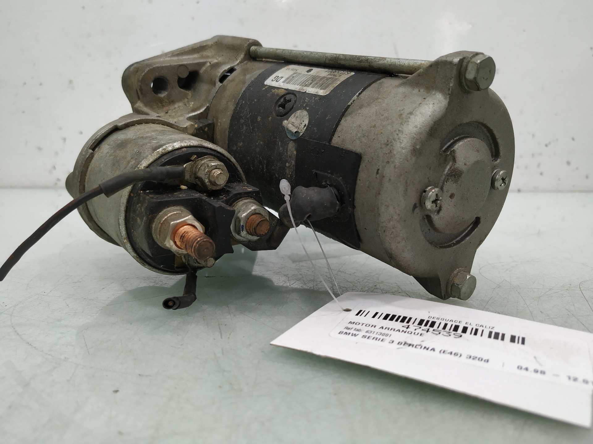 BMW 3 Series E46 (1997-2006) Starter Motor 63113001 25220775