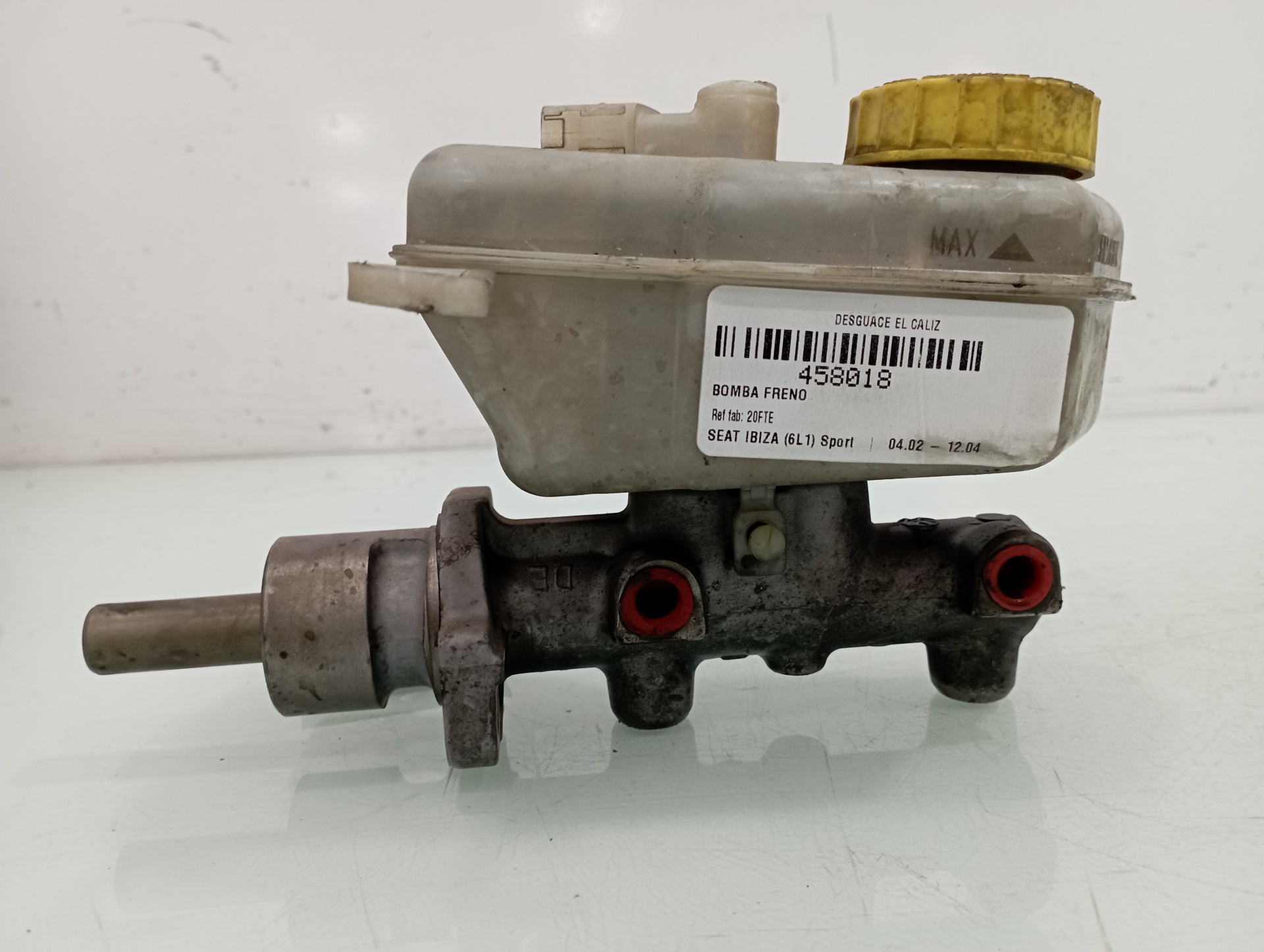 SEAT Cordoba 2 generation (1999-2009) Brake Cylinder 20FTE 21288010