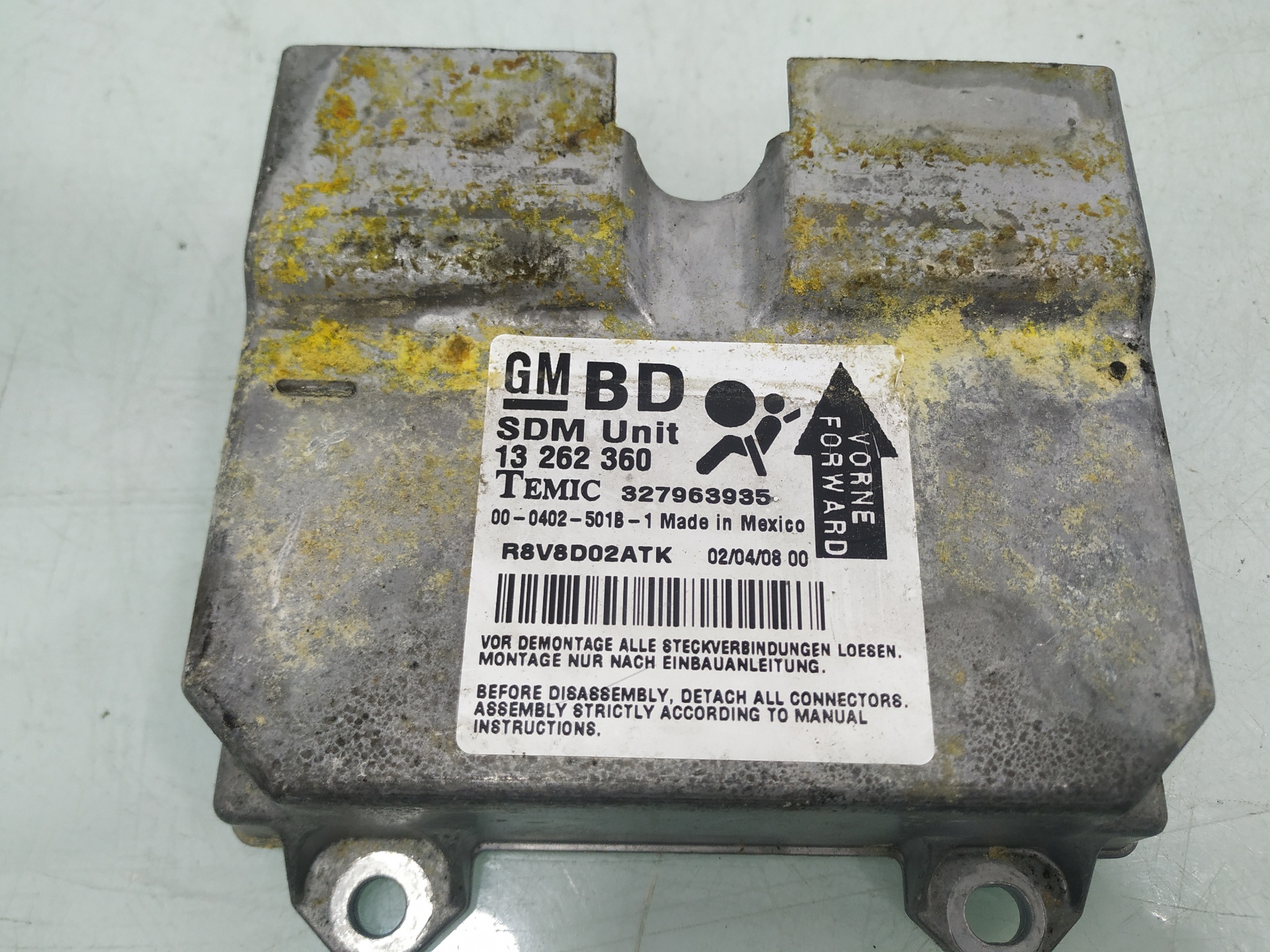 OPEL Corsa D (2006-2020) SRS Control Unit 13262360 25929724