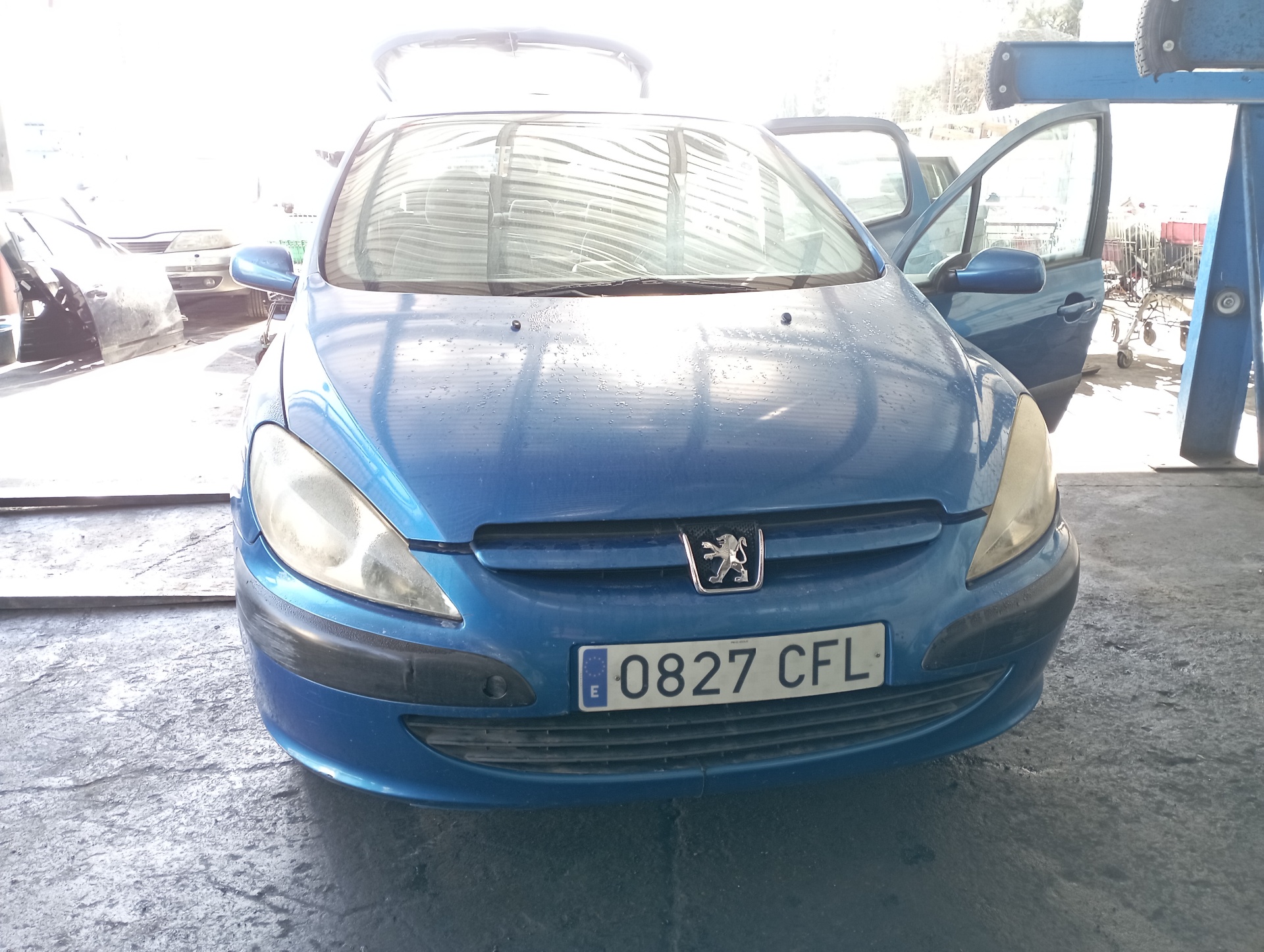 PEUGEOT 307 1 generation (2001-2008) Нагревательный вентиляторный моторчик салона 593220400 24920582