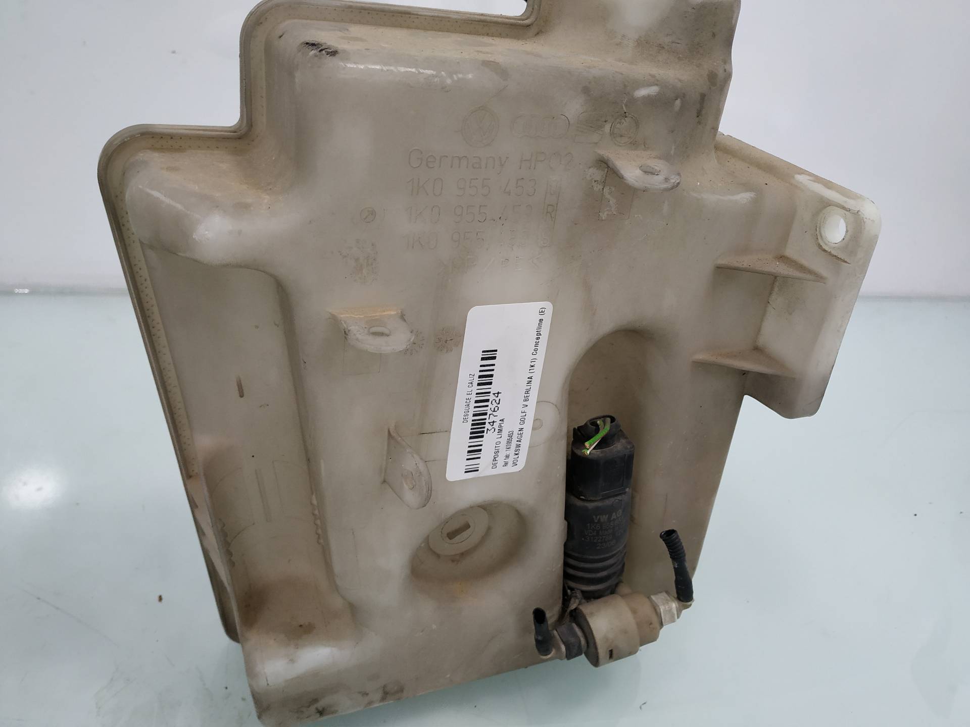 VOLKSWAGEN Golf 5 generation (2003-2009) Vinduesvaskertank 1K0955453 19169763