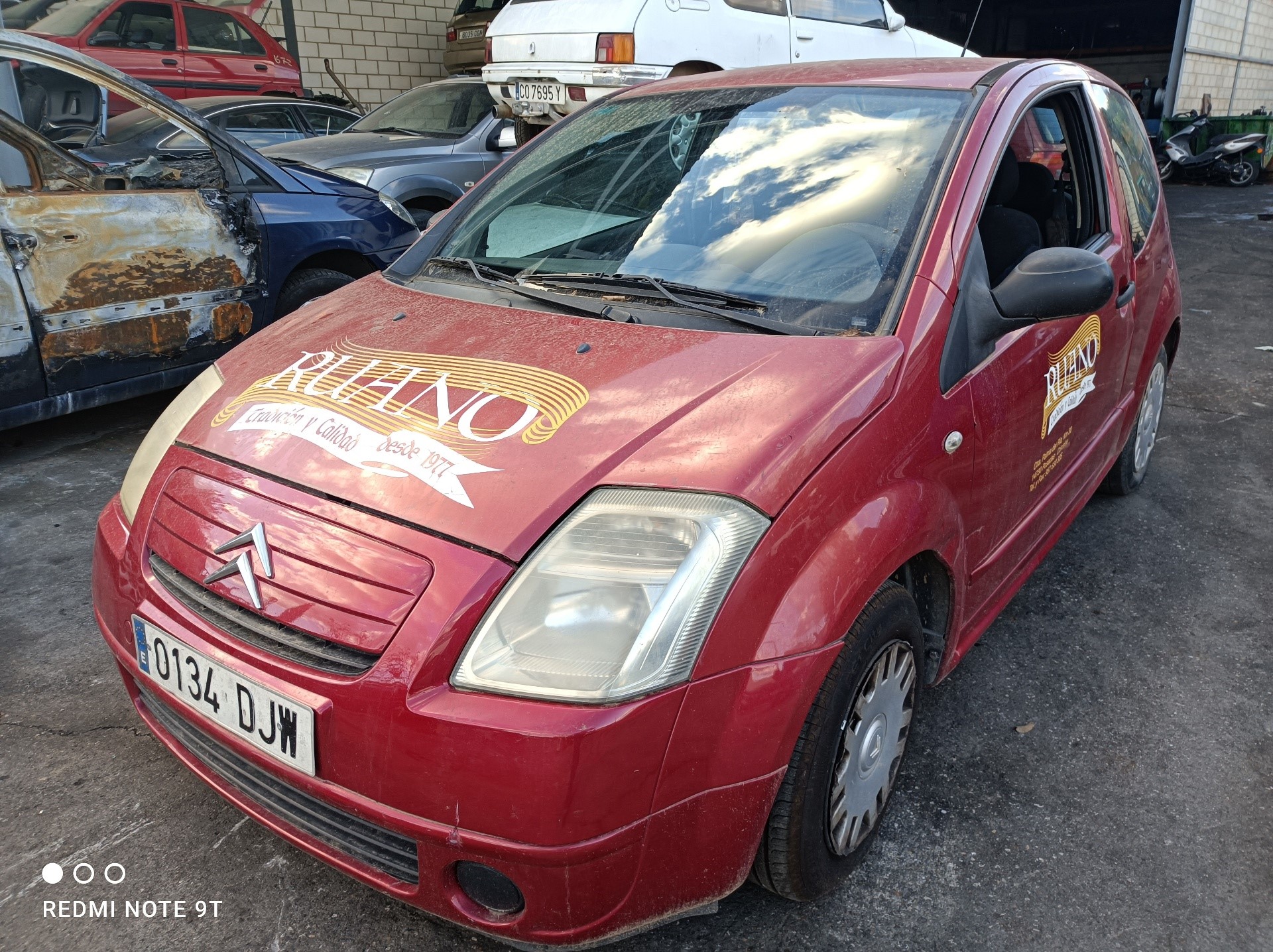 CITROËN C2 1 generation (2003-2009) Oro srauto matuoklė 9657533680 19024674