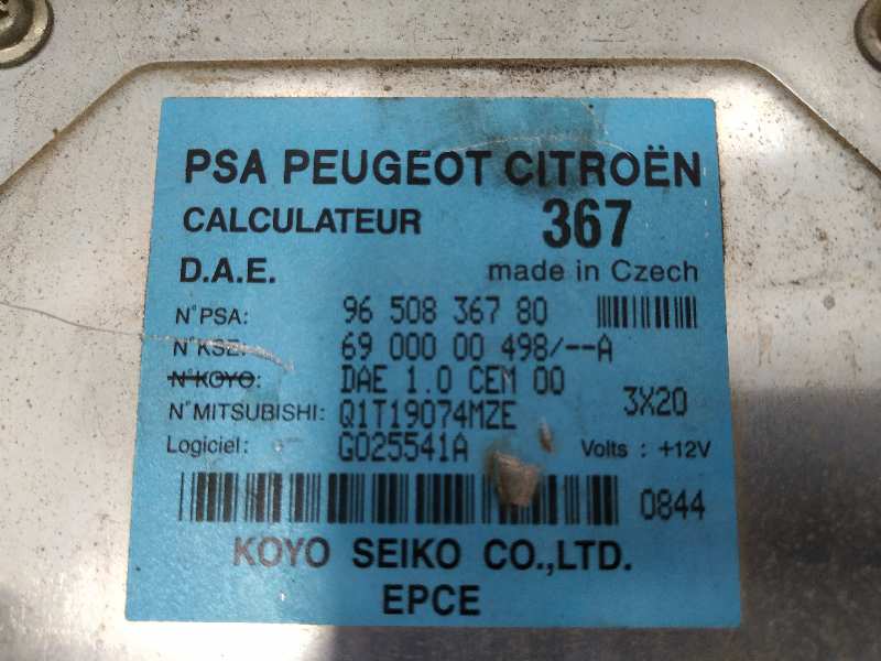 CITROËN C3 1 generation (2002-2010) Engine Control Unit ECU 9650836780 18905088