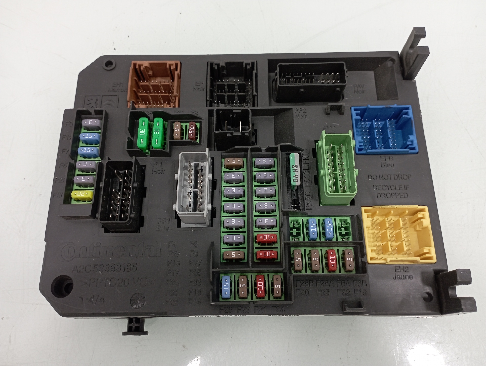 CITROËN C4 2 generation (2010-2024) Fuse Box 9806687980 22800947