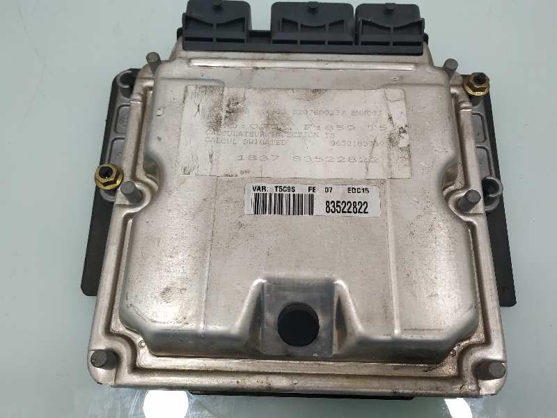 PEUGEOT 307 1 generation (2001-2008) Variklio kompiuteris 9652183780 18873142