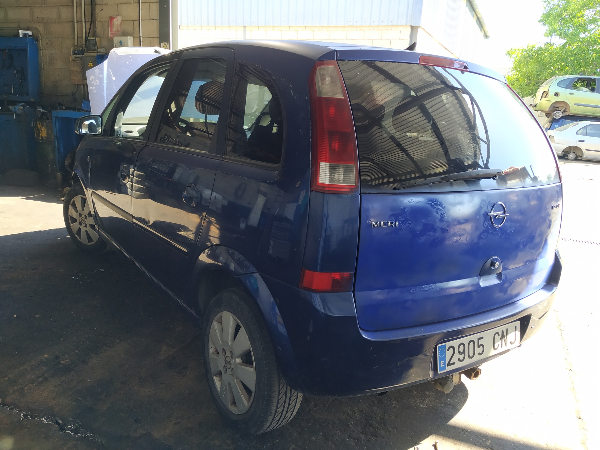 OPEL Meriva 1 generation (2002-2010) Mâner de deschidere interioară stânga spate 19191220