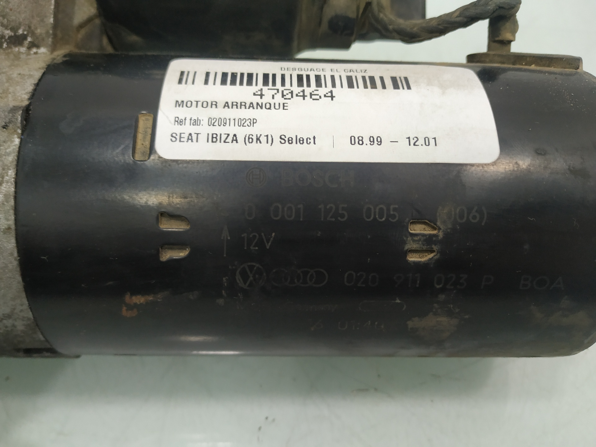 SEAT Ibiza 2 generation (1993-2002) Starter Motor 020911023P 24920339