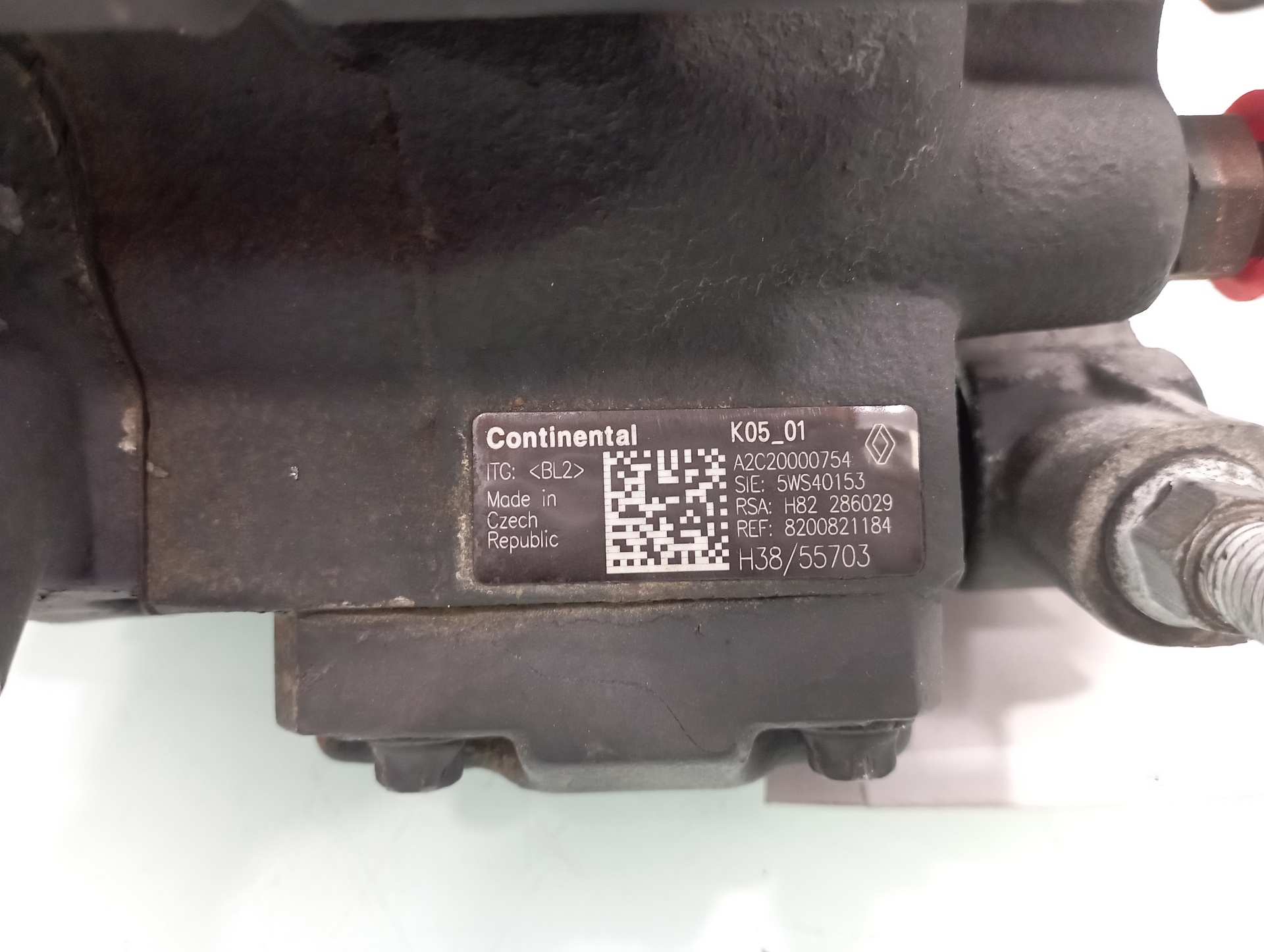 NISSAN Qashqai 1 generation (2007-2014) Højtryksbrændstofpumpe 8200821184 19106789