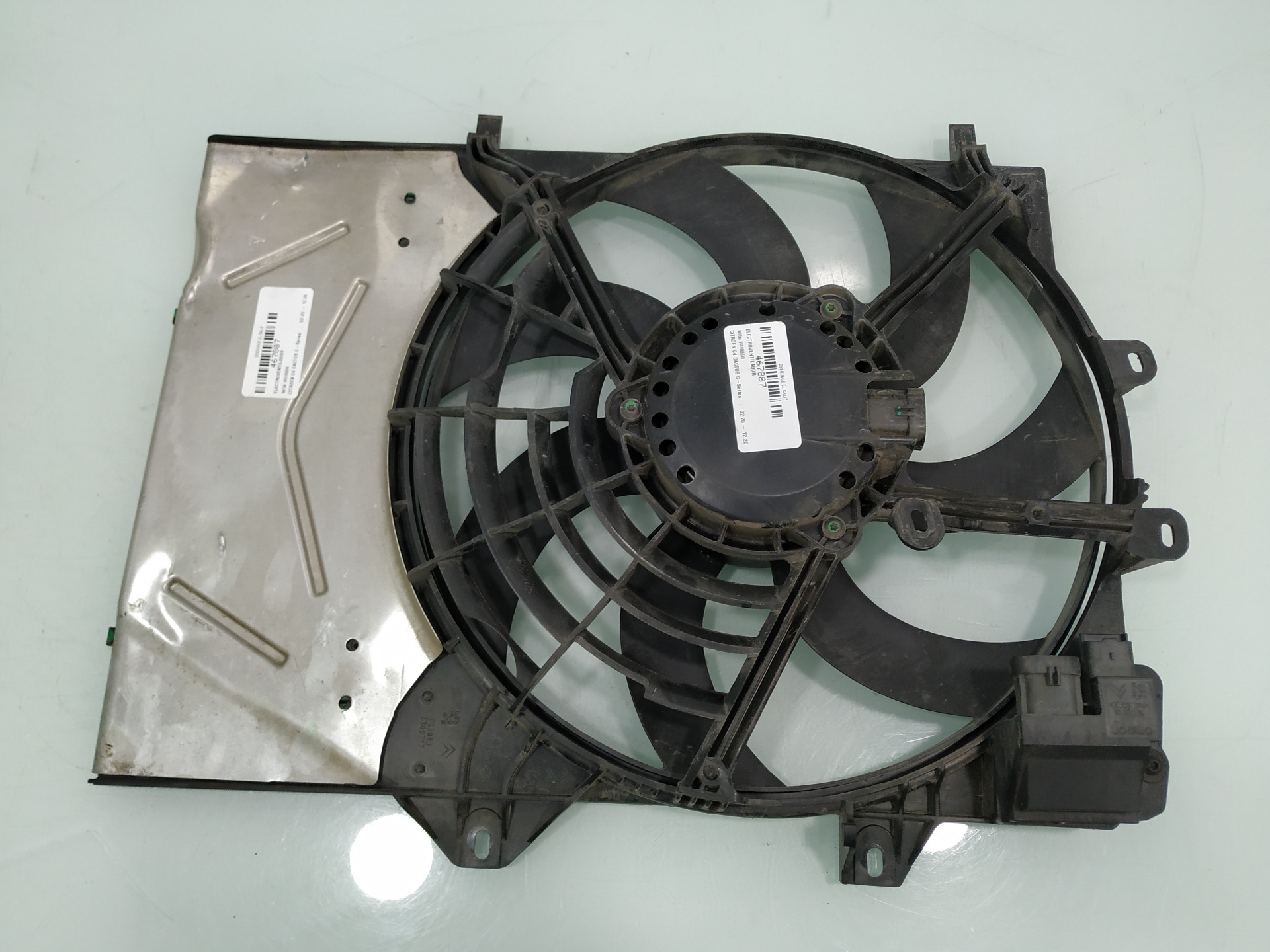 CITROËN C4 Cactus 1 generation (2014-2024) Ventilateur diffuseur 9801666680 24916212