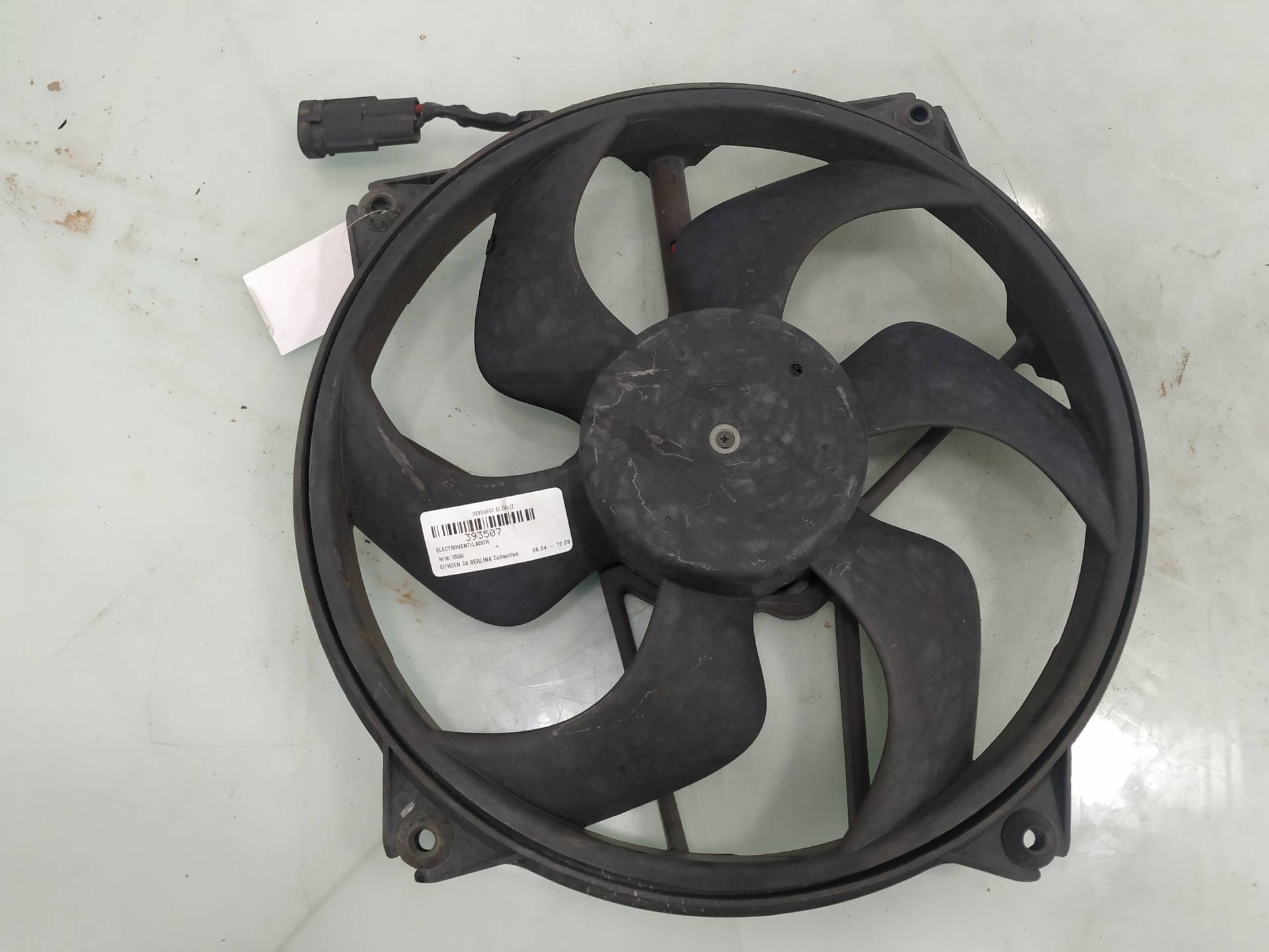 CITROËN C4 1 generation (2004-2011) Difūzoriaus ventiliatorius 1253A9 19055757