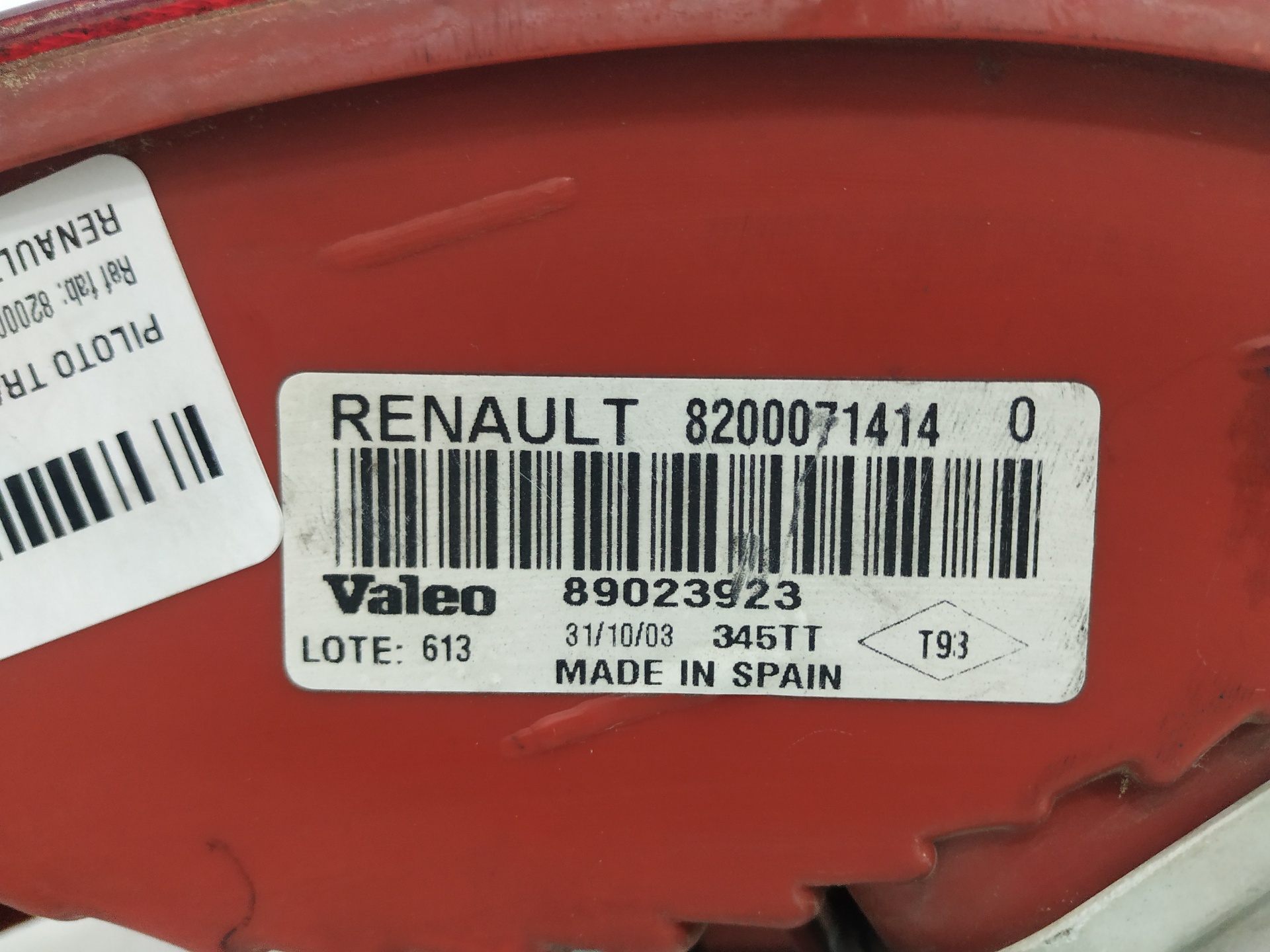 RENAULT Clio 3 generation (2005-2012) Задна дясна задна лампа 8200071414 24912863