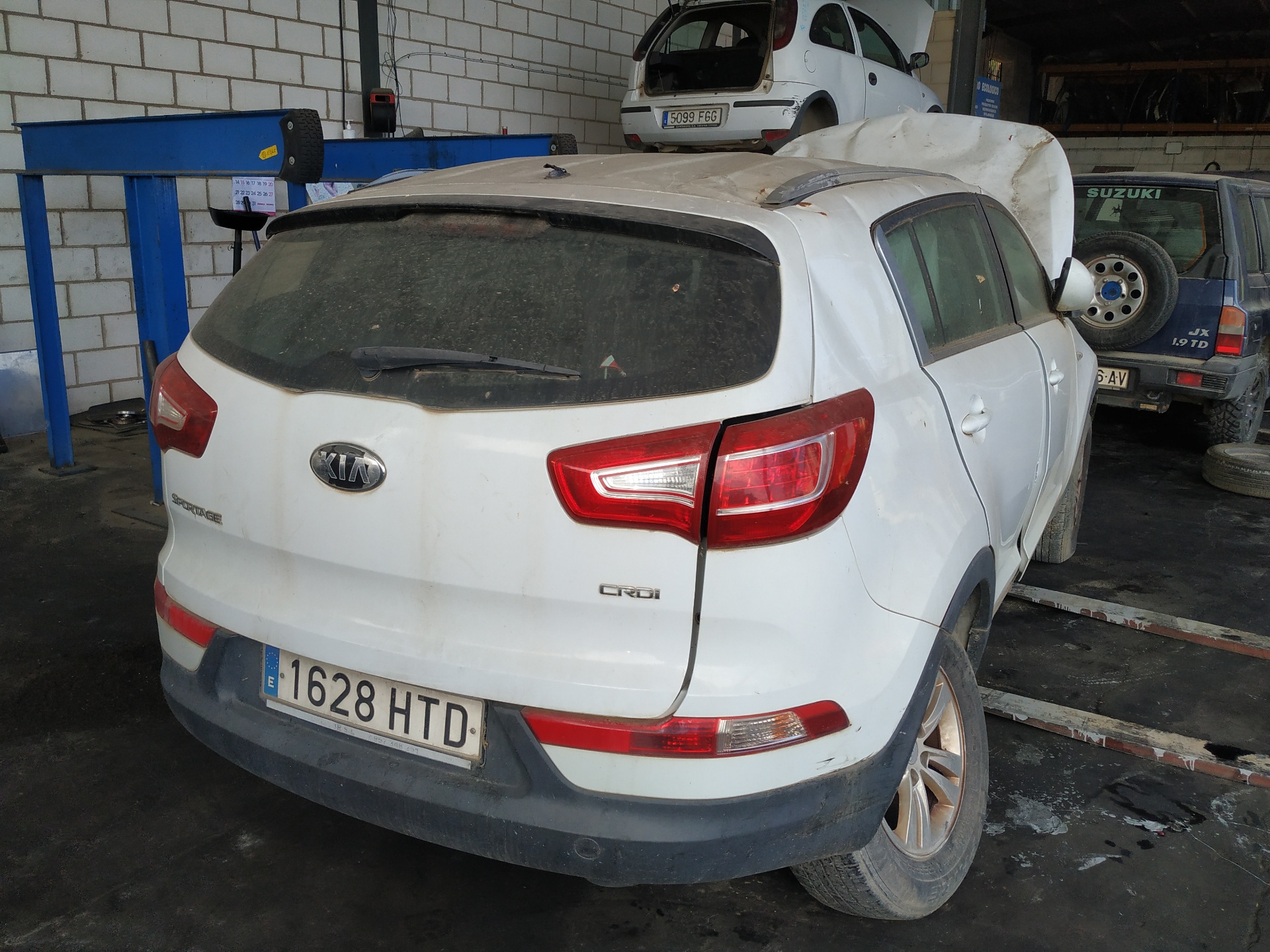 KIA Sportage 3 generation (2010-2015) Other parts of the rear bumper 24912409