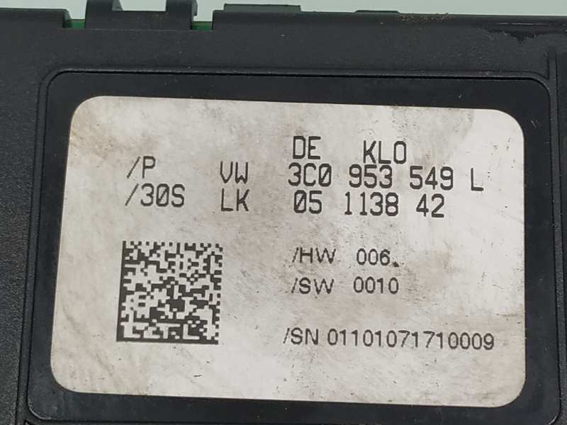 VOLKSWAGEN Passat B6 (2005-2010) Headlight Control Unit 3C0953549L 18881421