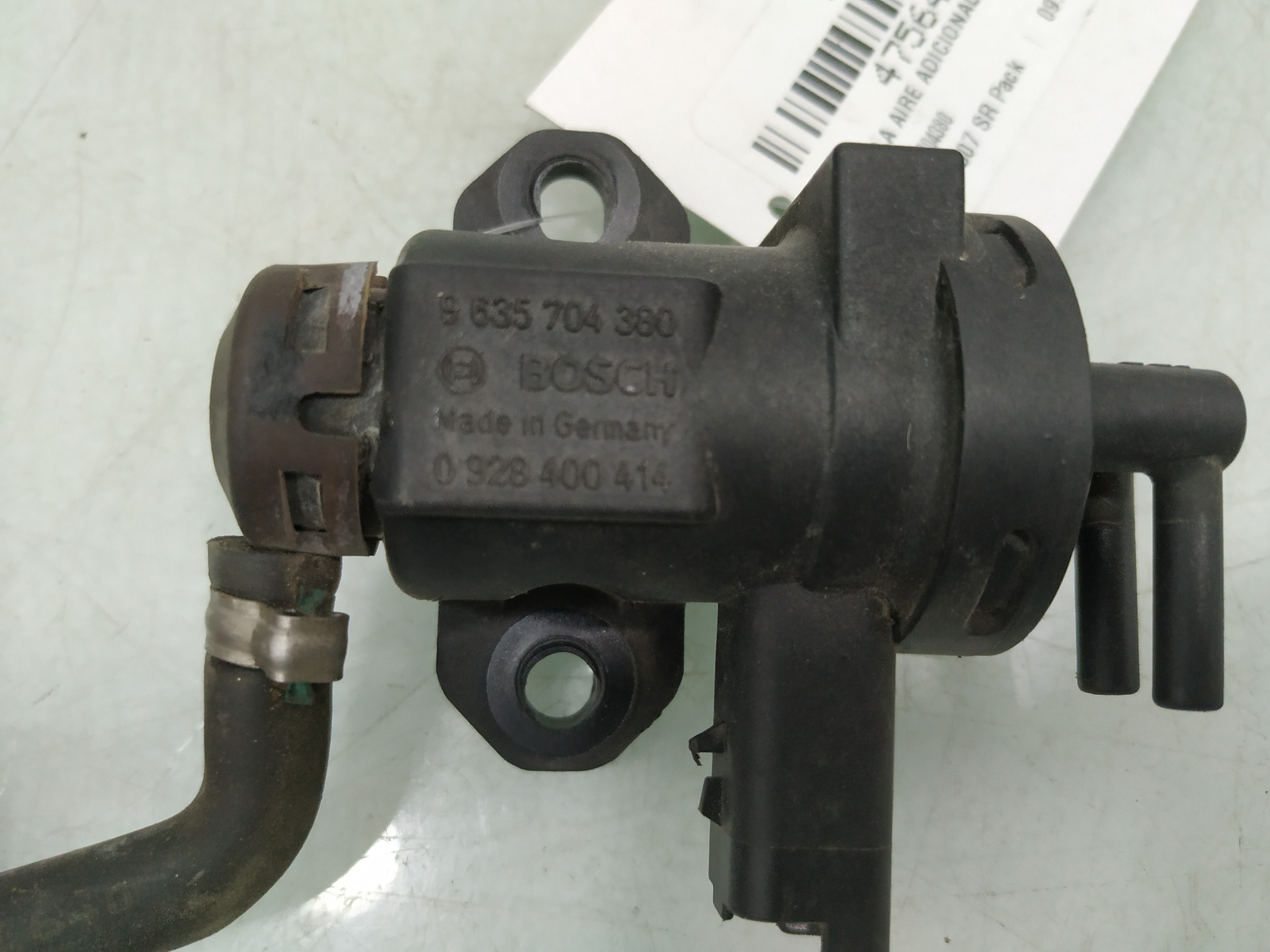 PEUGEOT 807 1 generation (2002-2012) Solenoid Valve 9635704380 24921839