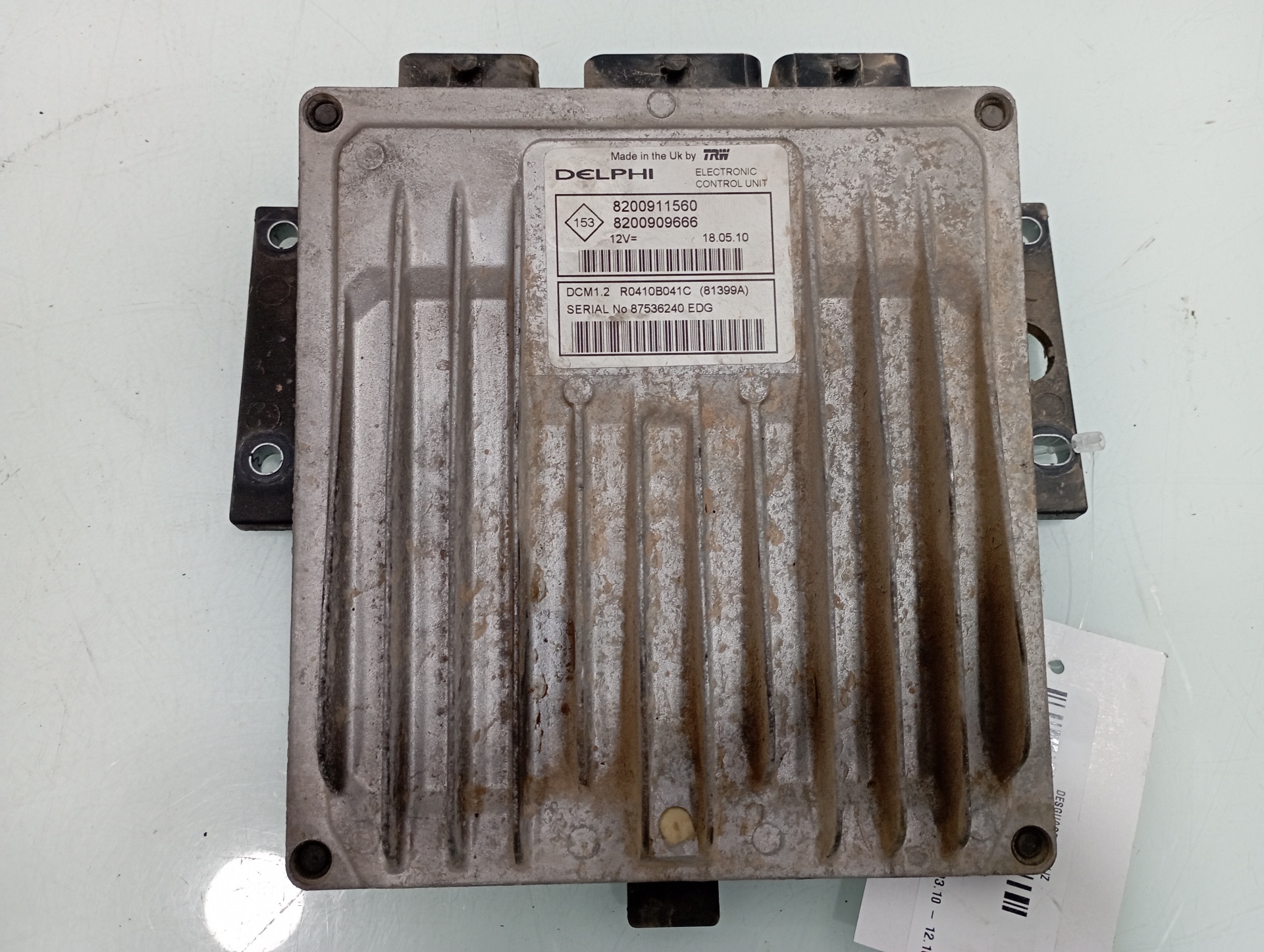 RENAULT Clio 3 generation (2005-2012) Engine Control Unit ECU 8200911560 21365431