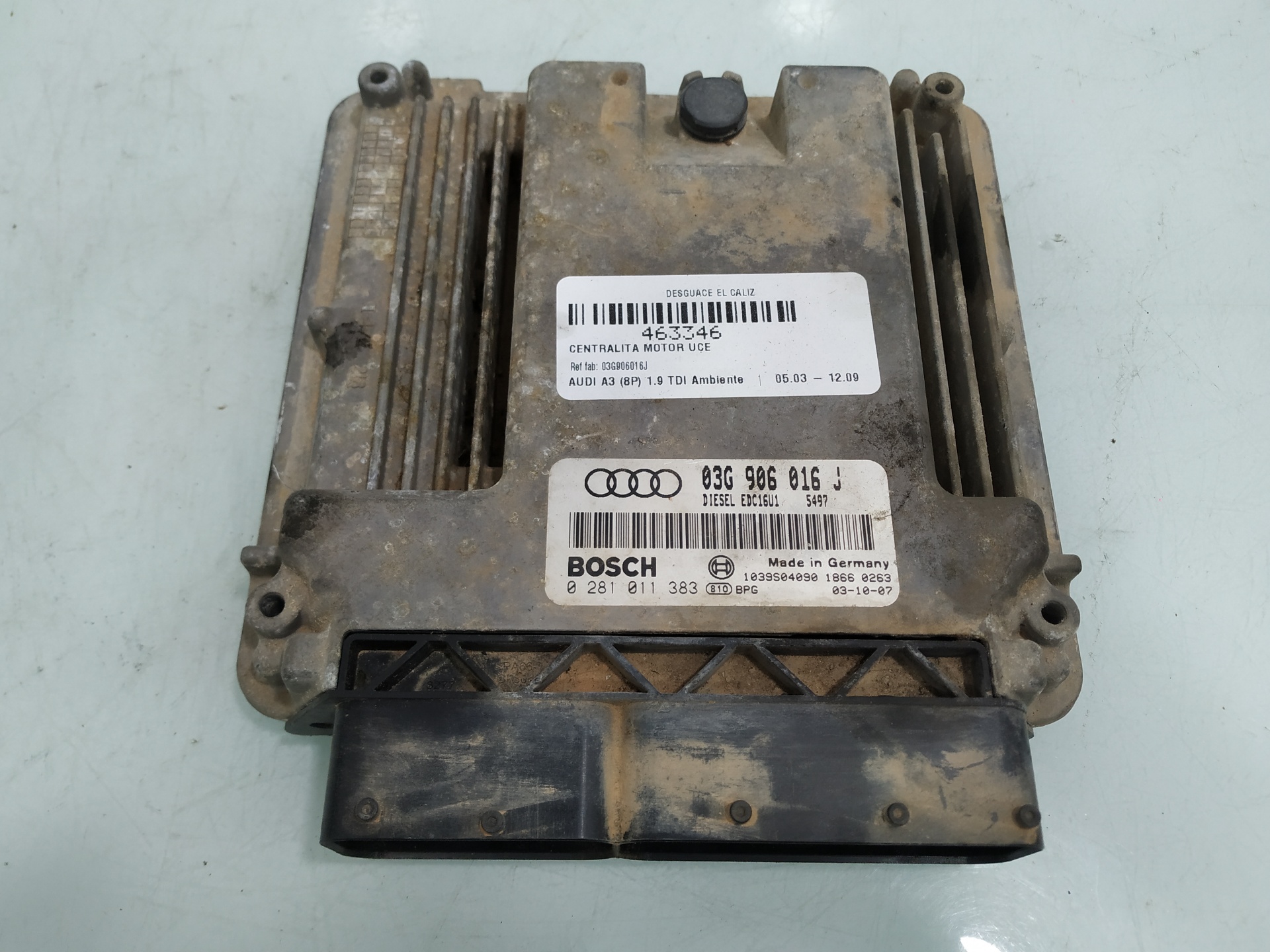 AUDI A2 8Z (1999-2005) Μονάδα ελέγχου κινητήρα ECU 03G906016J 22852635