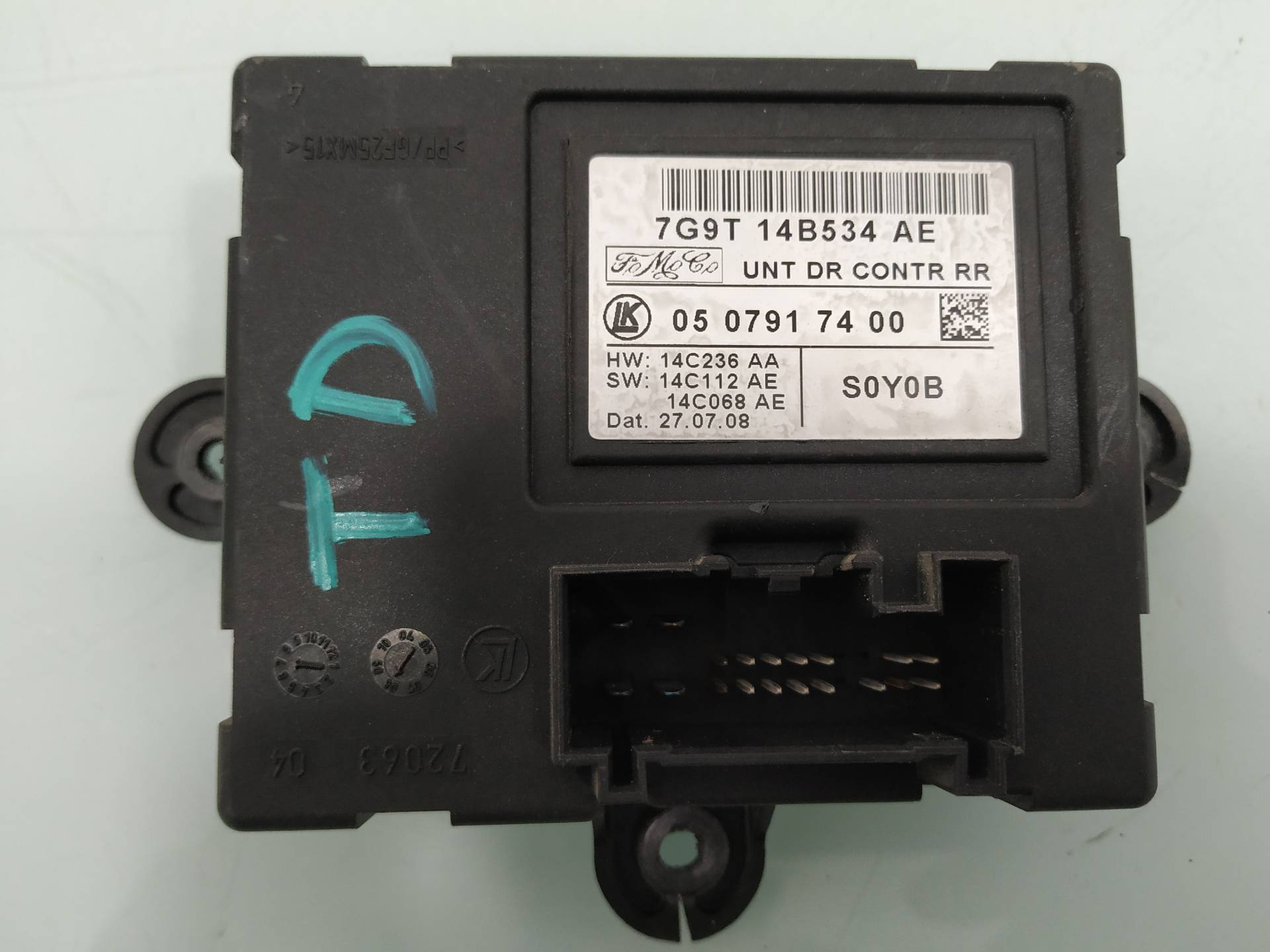 FORD Mondeo 4 generation (2007-2015) Other Control Units 7G9T14B534AE 19096016