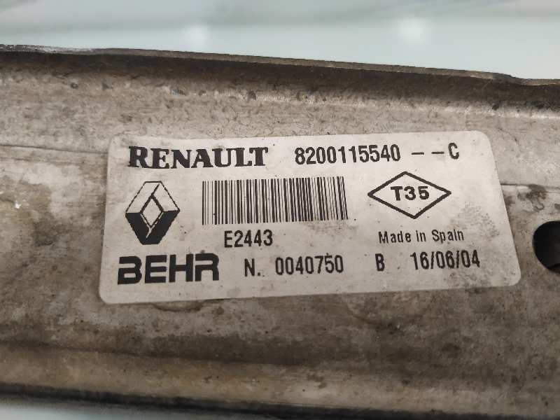 RENAULT Scenic 2 generation (2003-2010) Радиатор интеркулера 8200115540 18867007