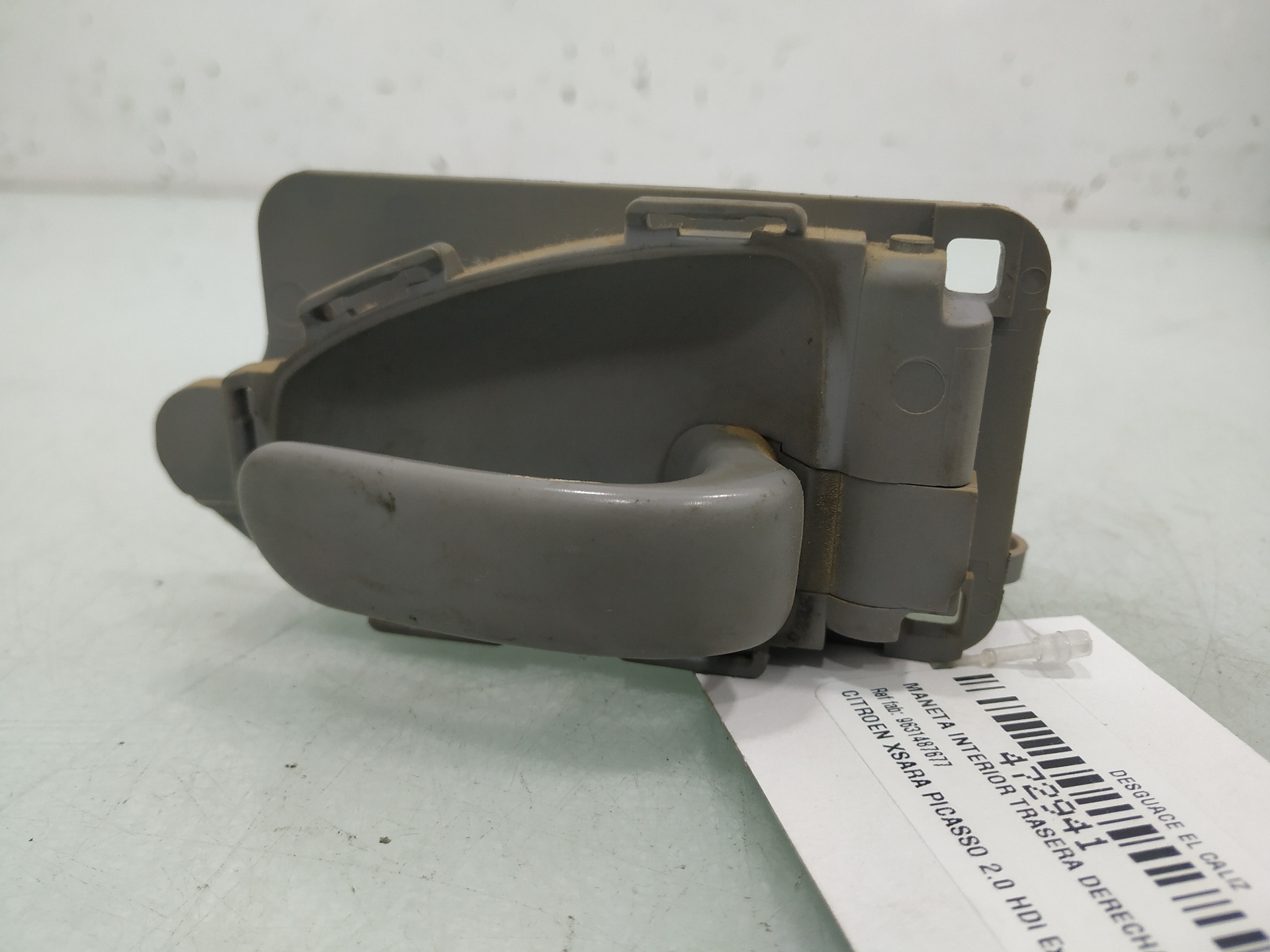 CITROËN Xsara Picasso 1 generation (1999-2010) Right Rear Internal Opening Handle 9631487677 24921928