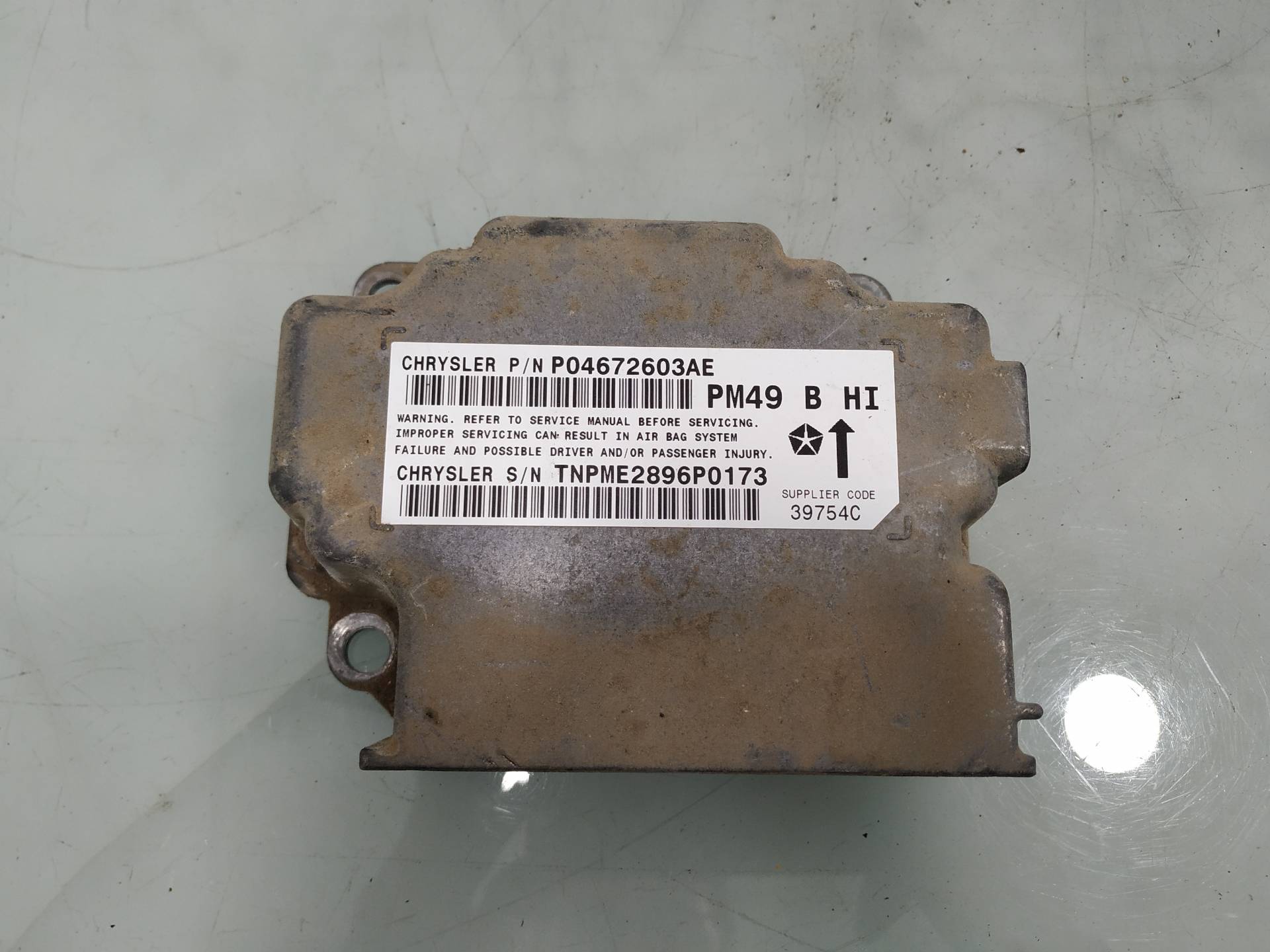 DODGE Caliber 1 generation (2006-2013) SRS Control Unit P04672603AE 19035795