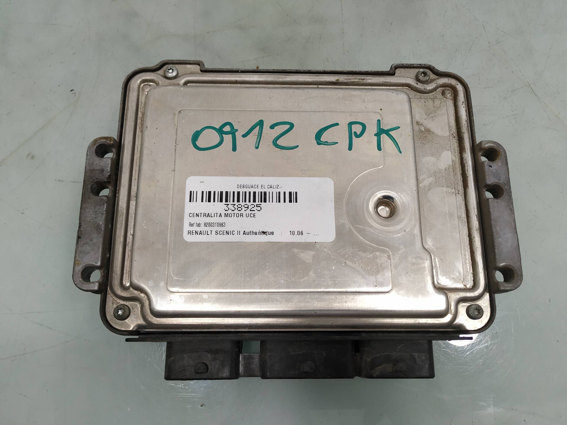 RENAULT Scenic 2 generation (2003-2010) Engine Control Unit ECU 8200310863 19015050