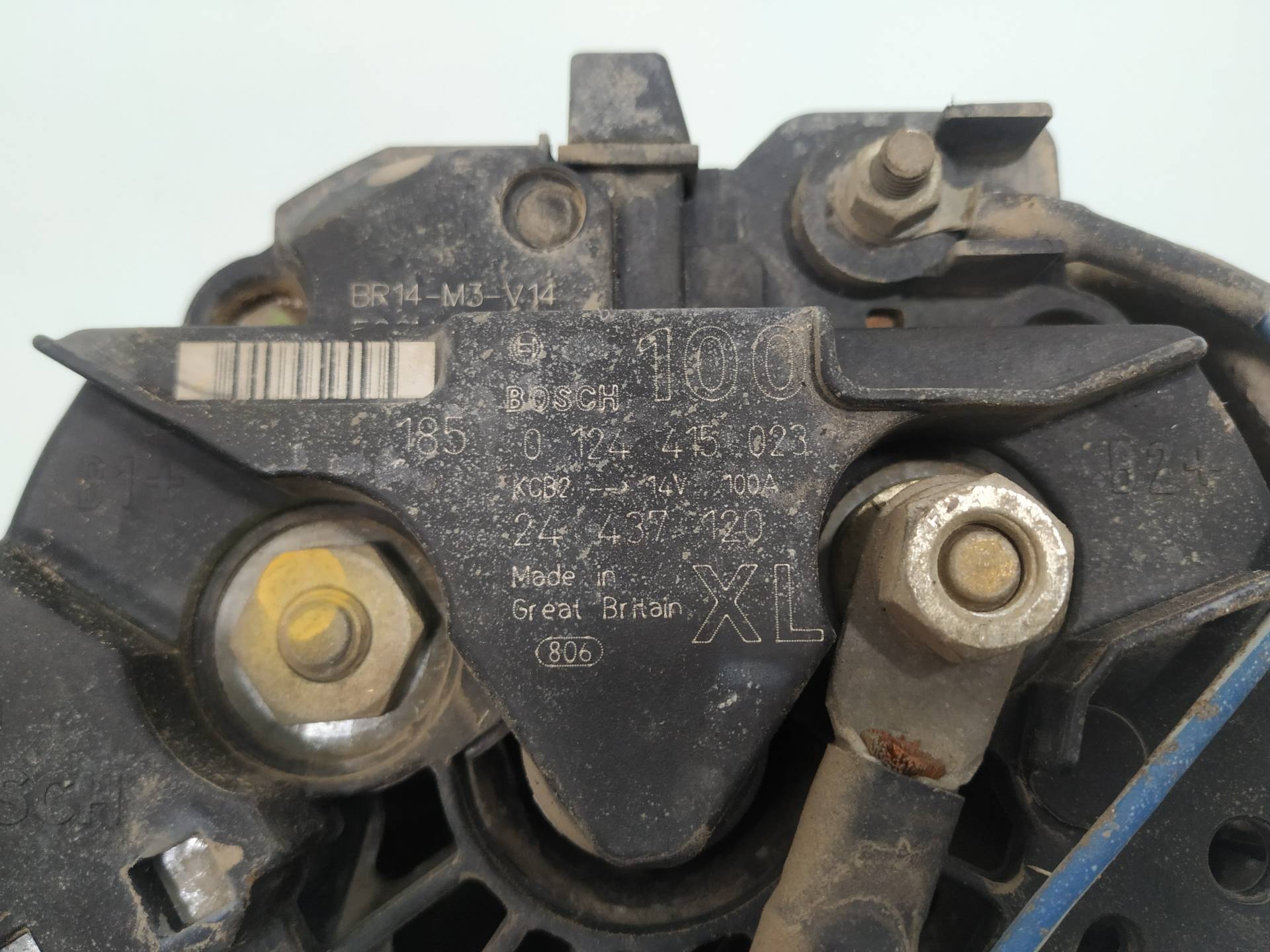Alternatore Z12XE 24437120 de Opel Corsa c (x01) 2003-2009 con 150547 km - pieza usada