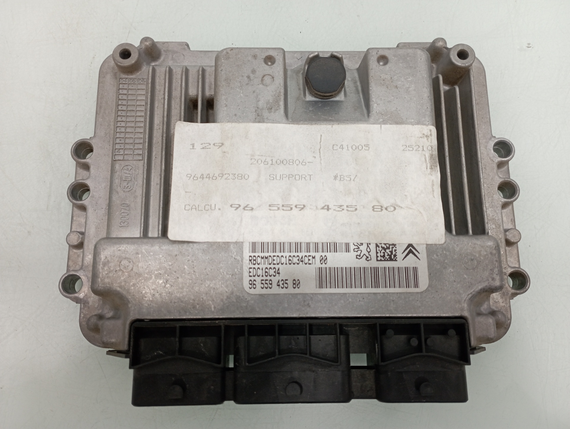 CITROËN C4 1 generation (2004-2011) Engine Control Unit ECU 9655943580 24915250
