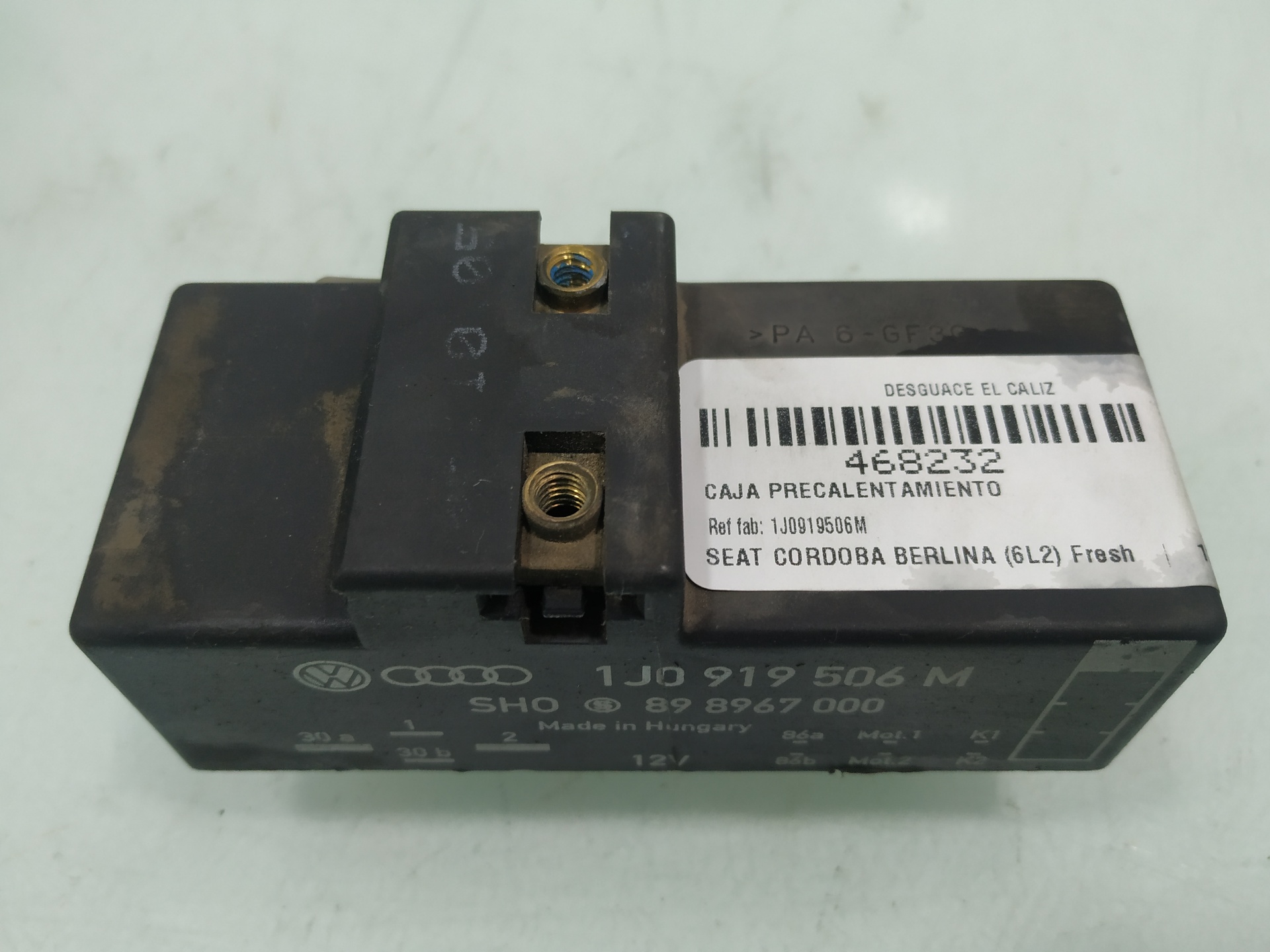 SEAT Cordoba 2 generation (1999-2009) Relays 1J0919506M 24916790