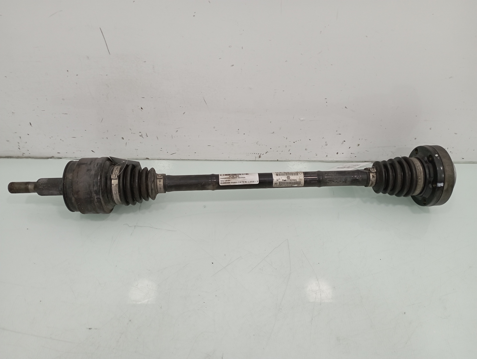 VOLKSWAGEN Touareg 1 generation (2002-2010) Arbre de transmission arrière gauche 7L6501201B 25930225