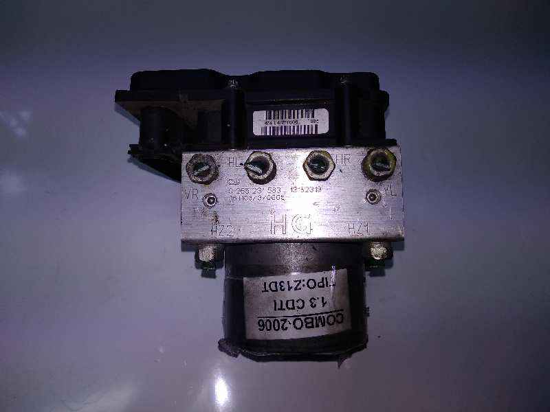 CHEVROLET Combo C (2001-2011) ABS pumpe 0265231583 18849420