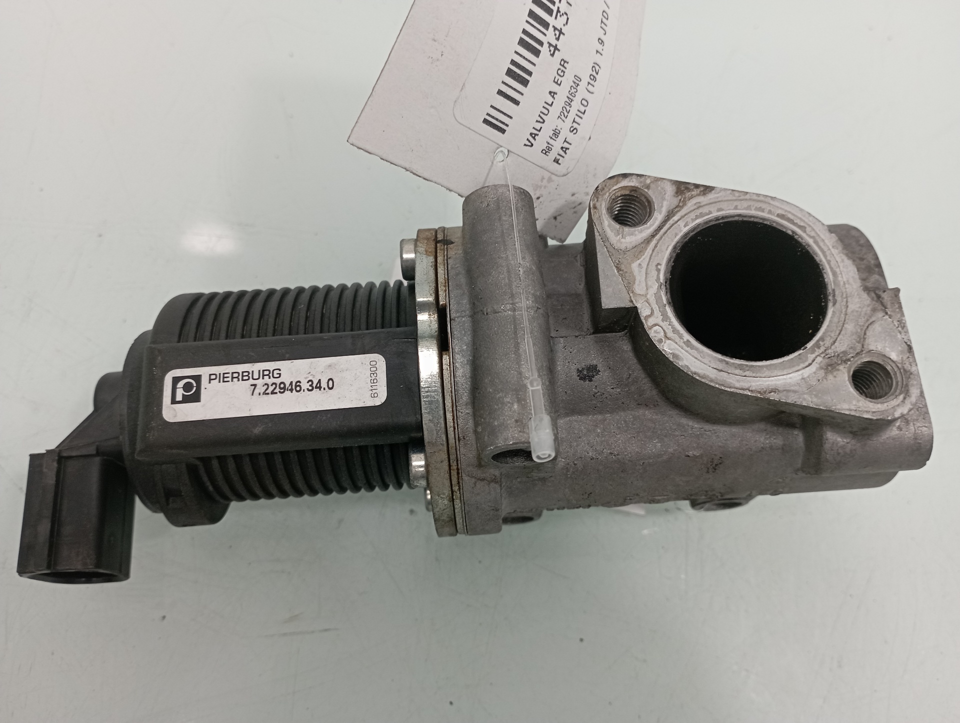 FIAT Stilo 1 generation (2001-2010) EGR Valve 722946340 19101858