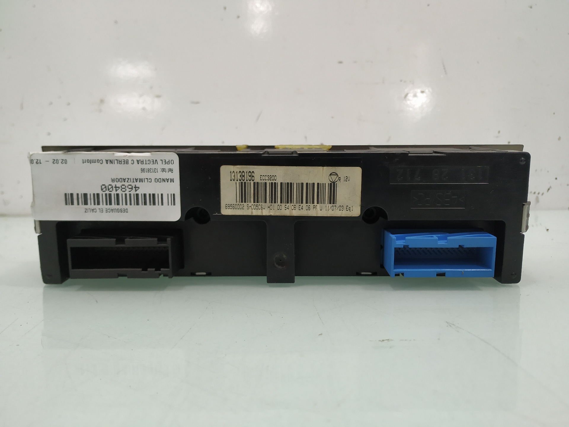 OPEL Vectra 2 generation (1996-2005) Climate  Control Unit 13138196 24919251