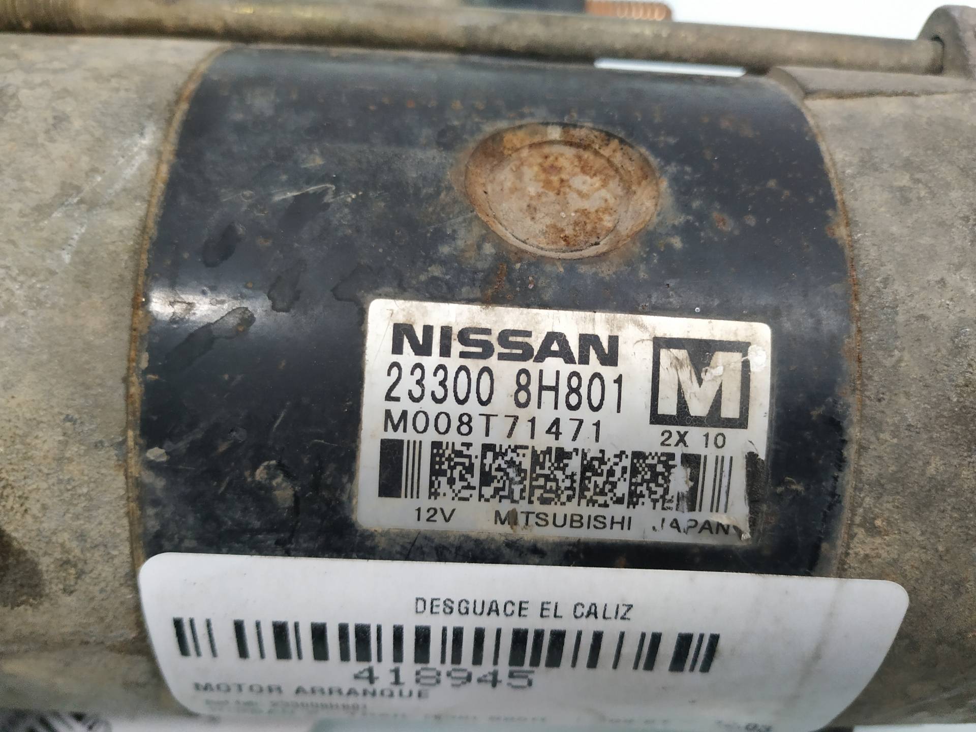 NISSAN X-Trail T30 (2001-2007) Starter Motor 233008H801 19072173