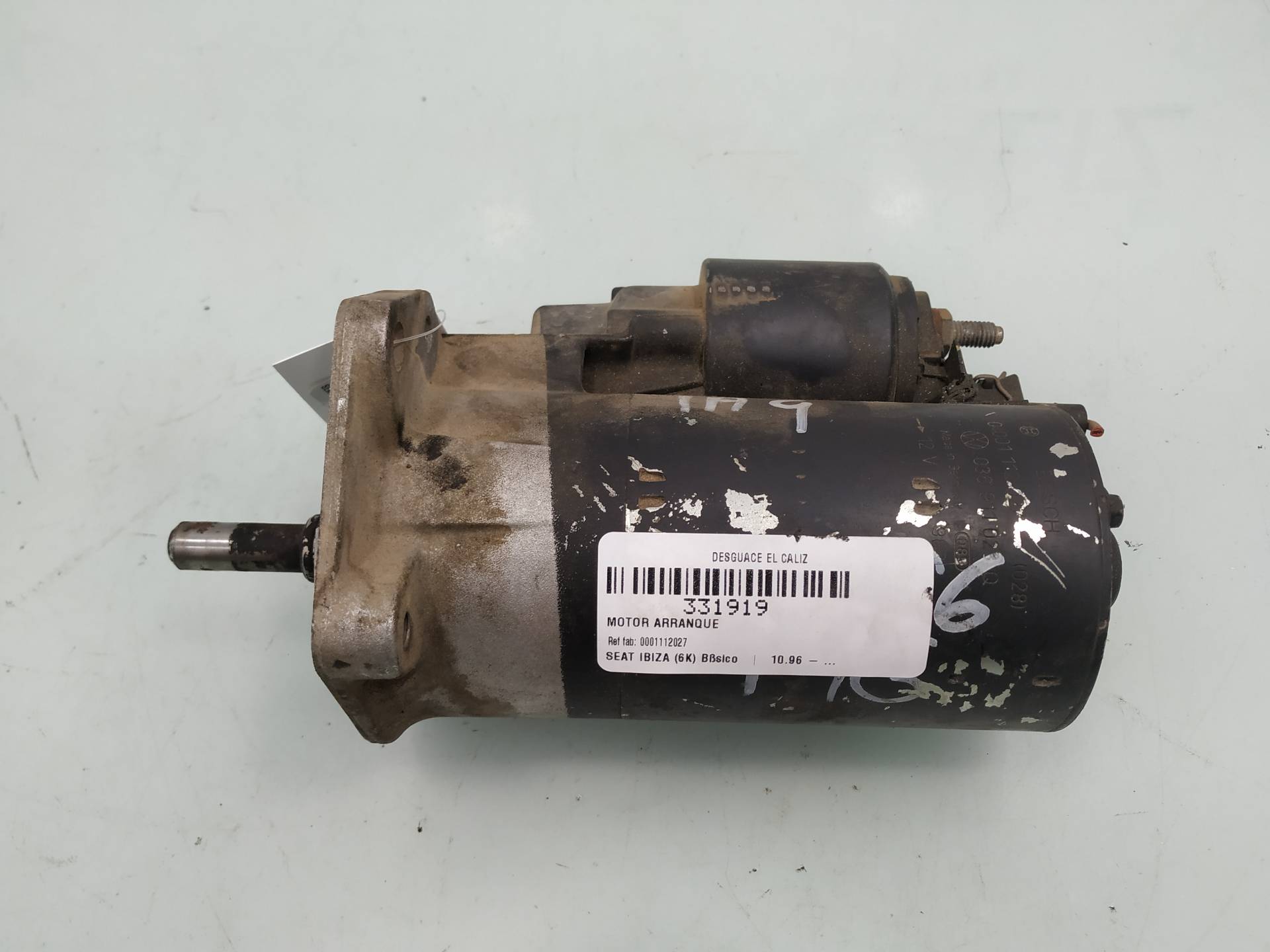 SEAT Cordoba 1 generation (1993-2003) Starter Motor 0001112027 19008510