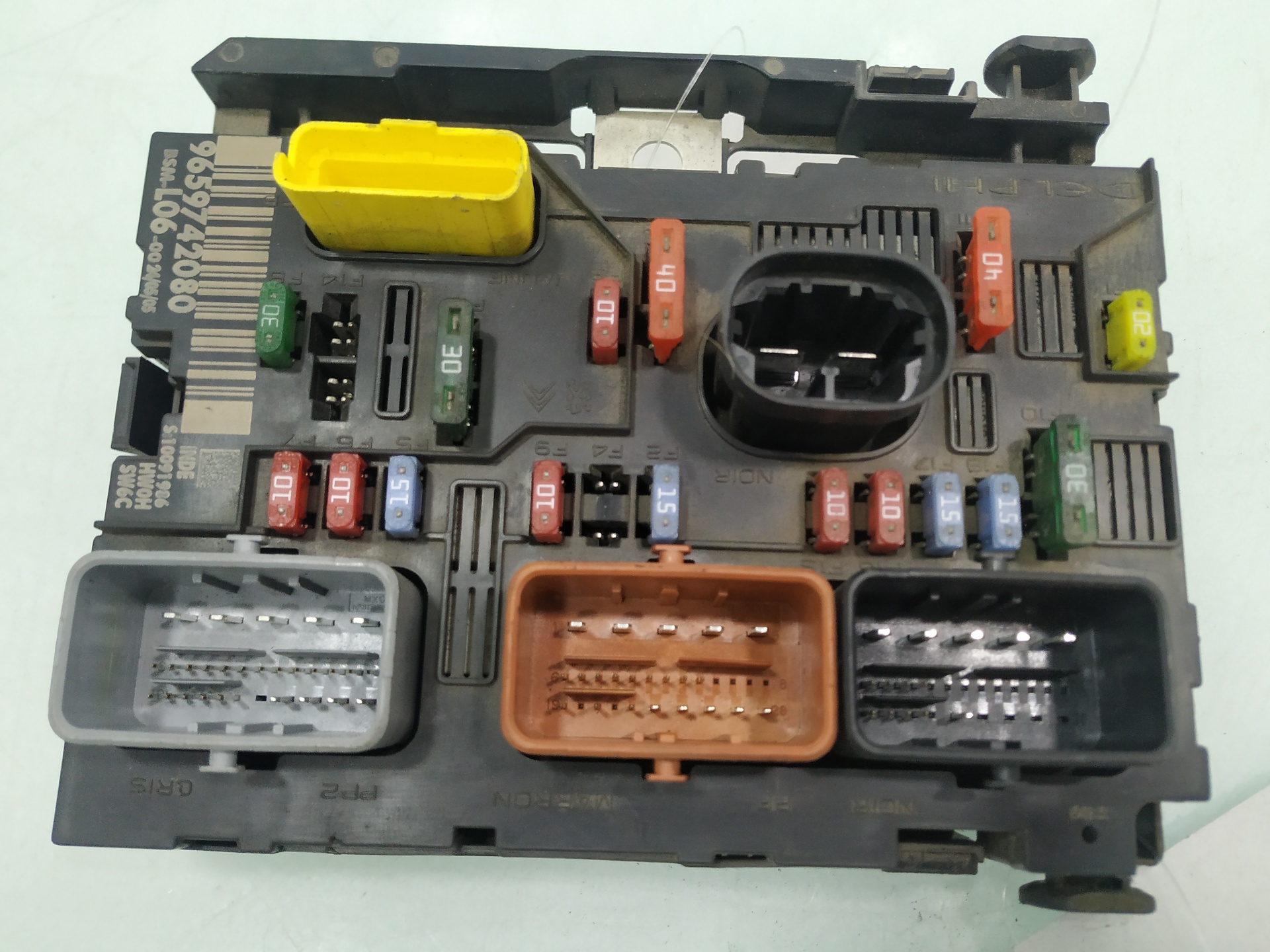 PEUGEOT 307 1 generation (2001-2008) Fuse Box 9659742080 24920973