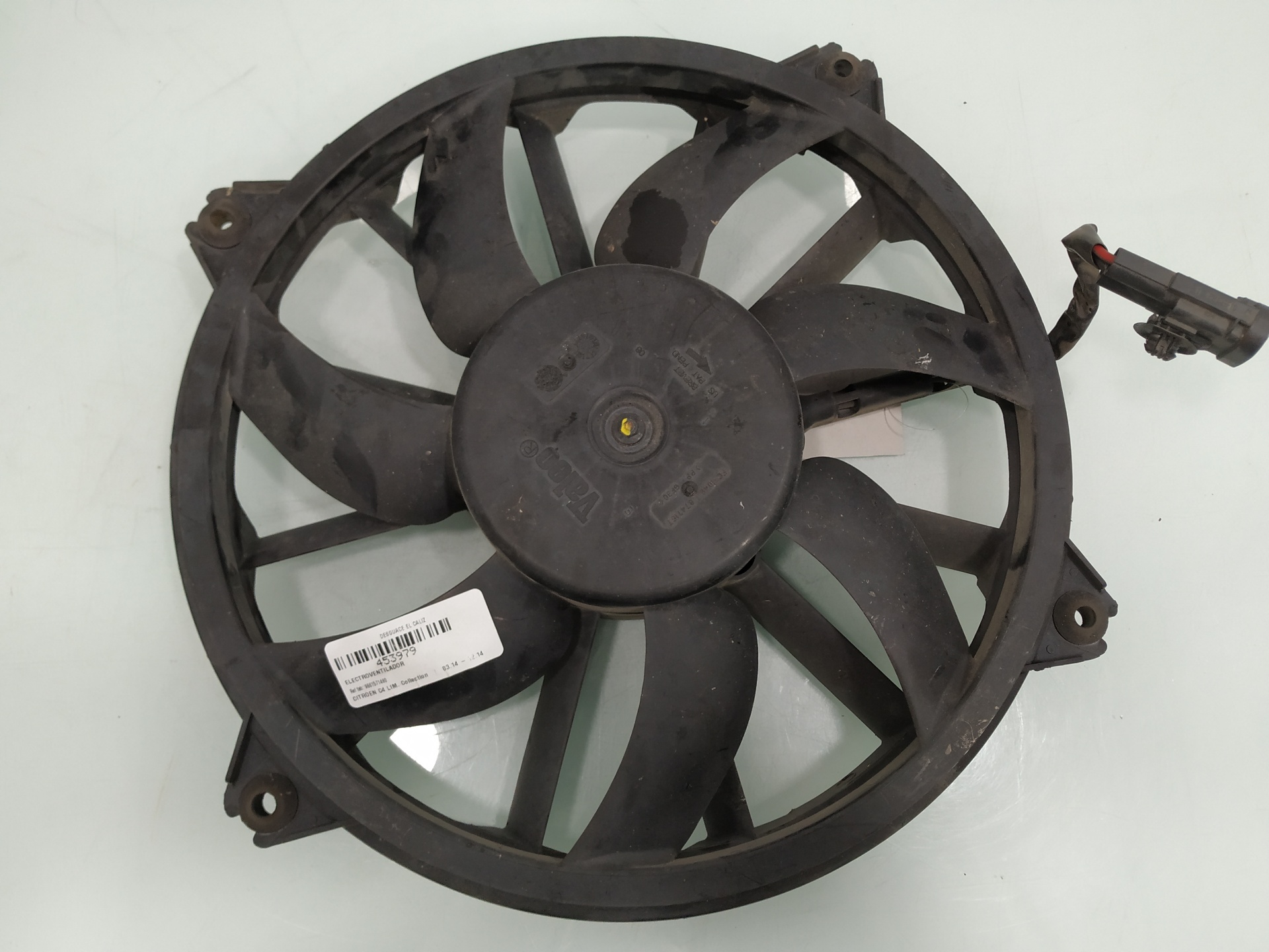 CITROËN C4 2 generation (2010-2024) Diffuser Fan 9661571480 24911861