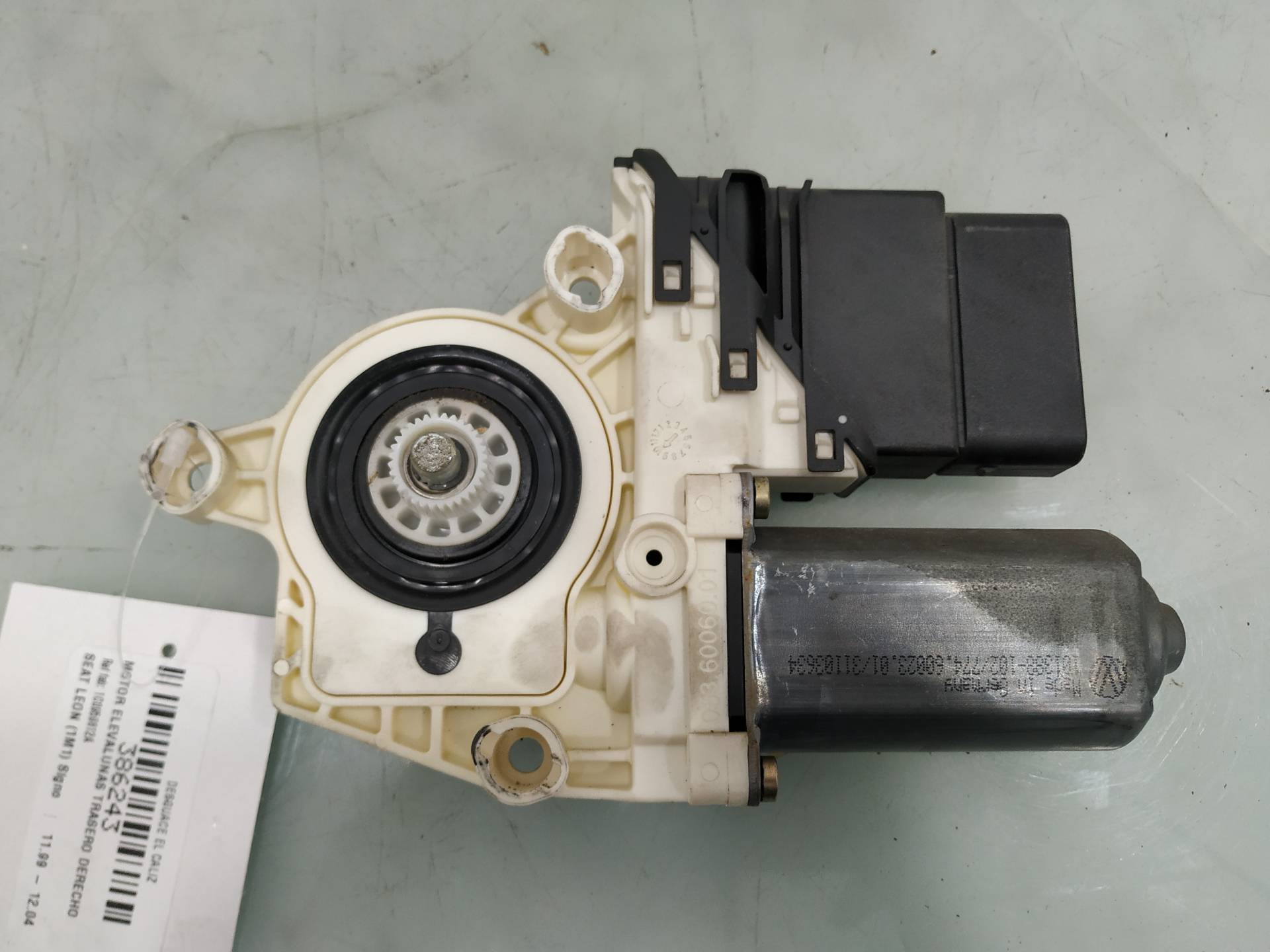 SEAT Leon 1 generation (1999-2005) Rear Right Door Window Control Motor 1C0959812A 19181737