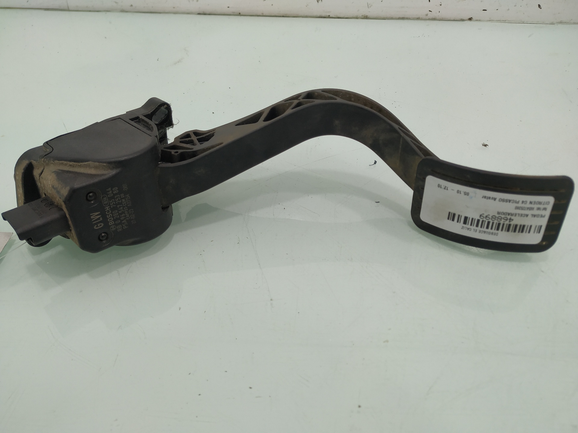 CITROËN C4 Picasso 1 generation (2006-2013) Pedala de accelerație 9654725380 24916381