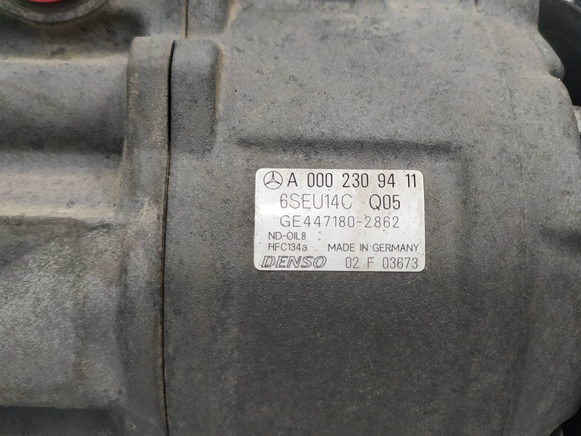 MERCEDES-BENZ A-Class W168 (1997-2004) Hасос кондиционера A0002309411 19098740