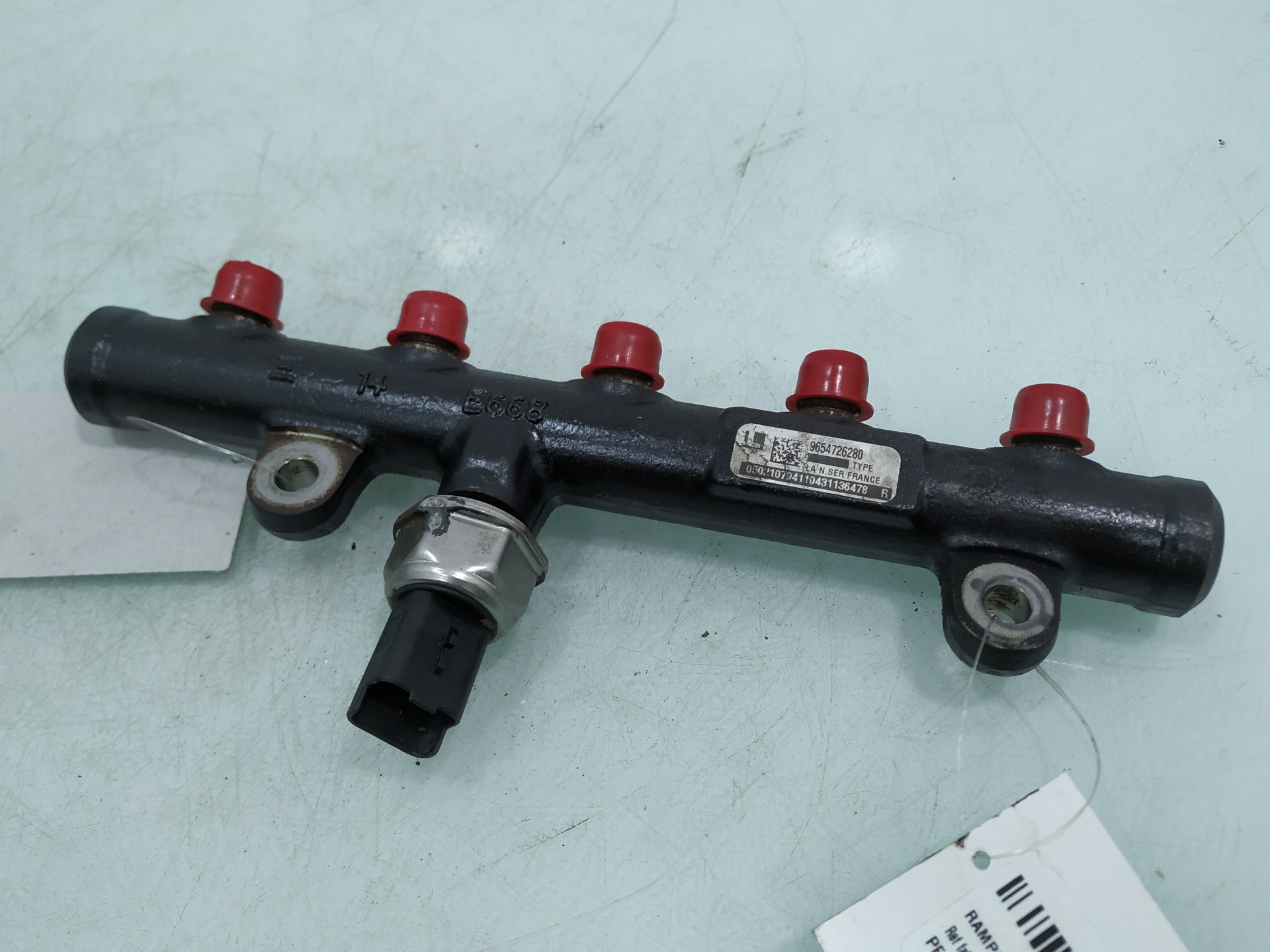 VAUXHALL Fuel Rail 9654726280 25929873