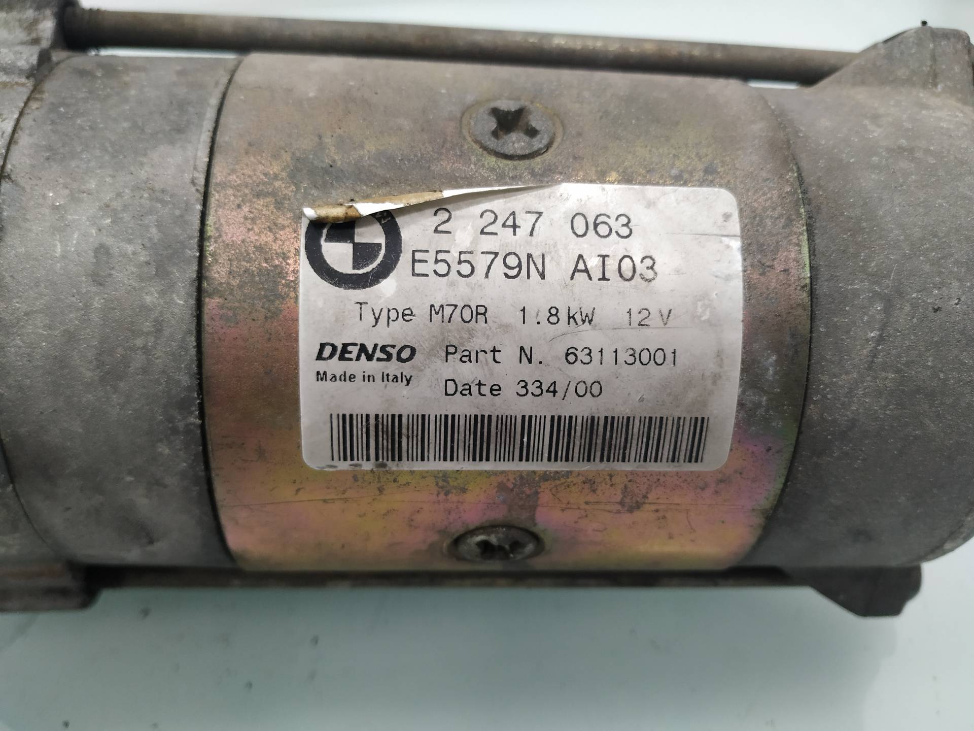 BMW 3 Series E46 (1997-2006) Starter Motor 2247063 19045388