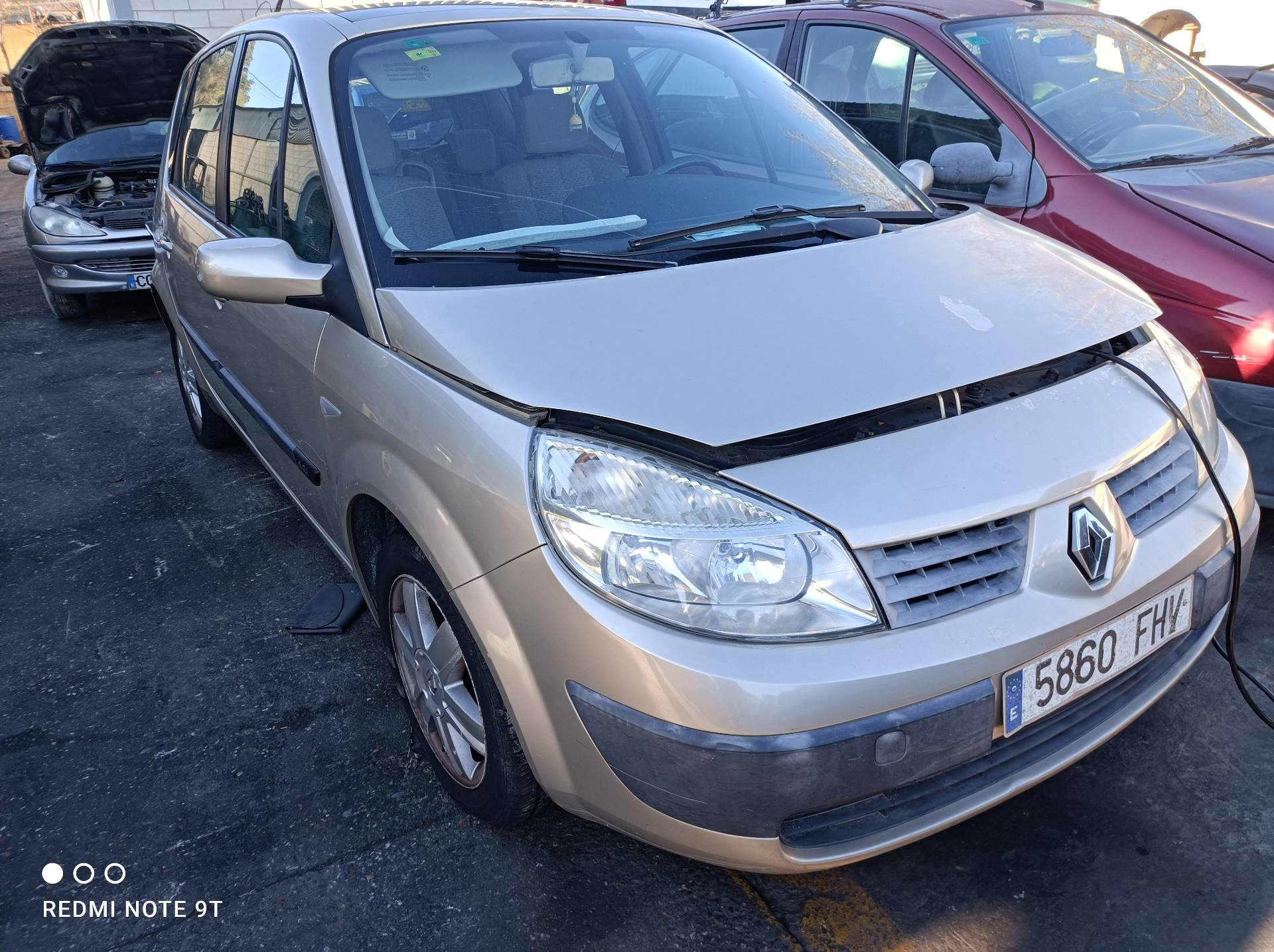 RENAULT Scenic 2 generation (2003-2010) Priekinis dešinys sparnas 21065651